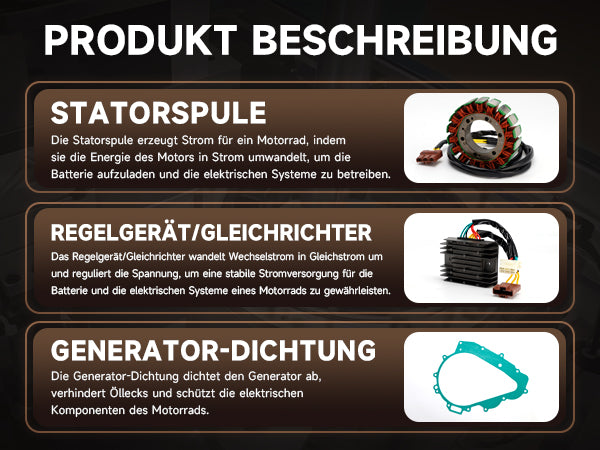 04-08 Aprilia RSV1000R Generator Statorspannungsregler und Dichtung AP0685330 AP8127144