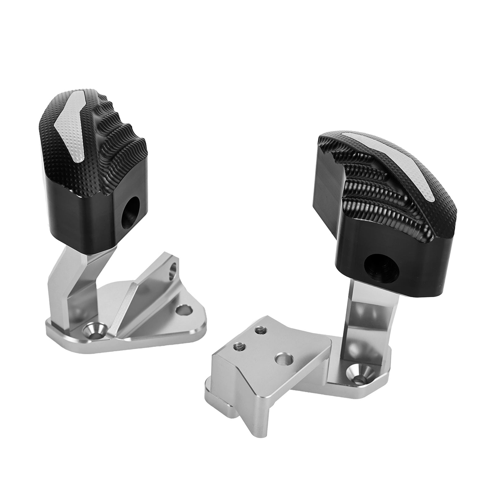 21-23 Suzuki GSXR1300 Hayabusa Protector Motor Crash Bund Pad Slider Silber