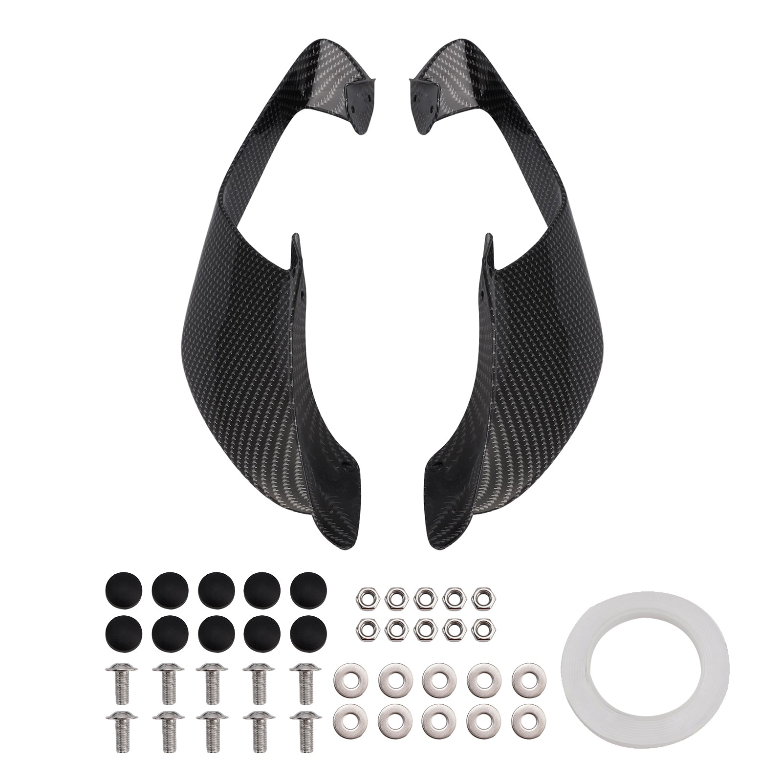 2021-2024 Yamaha YZF R1 R1M Voorzijde Winglets Vleugels Spoiler Kuip