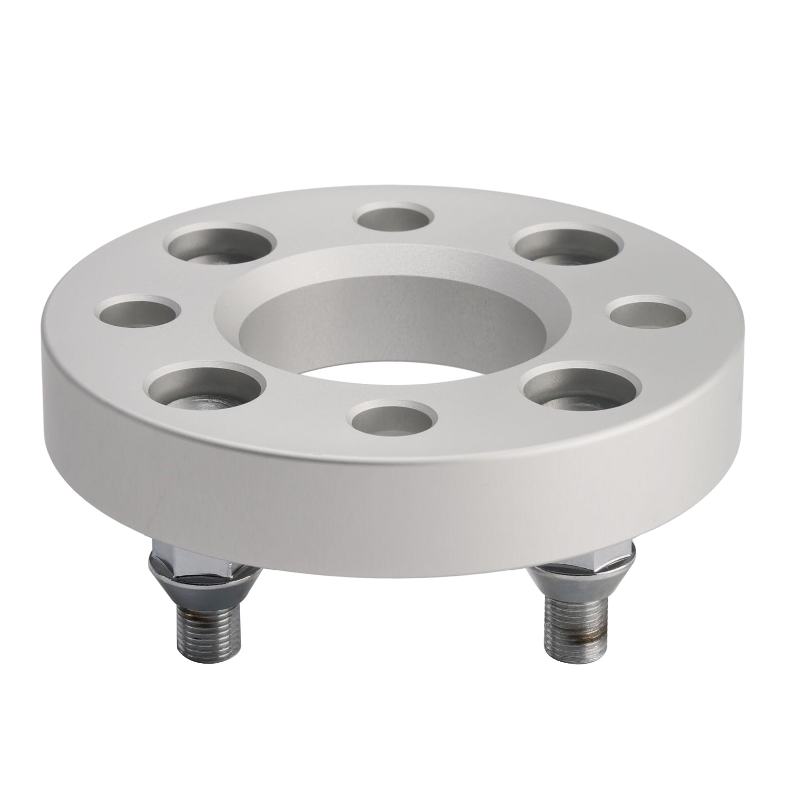 Yamaha Club Car Ezgo 1" Wheel Spacers Kit Cable Golf Carts Lug Nuts Silver