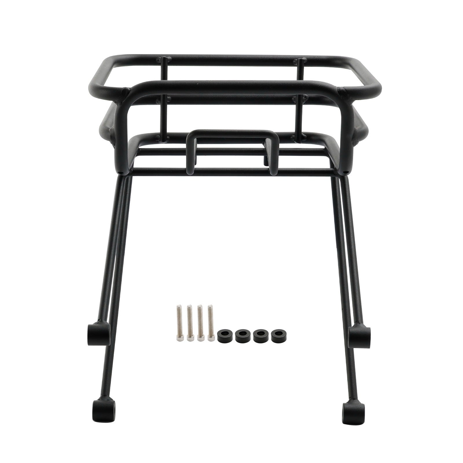 Black Front Rack Carrier Basket til Honda Hunter Cub CT125 Trail 2020-2023 22 21