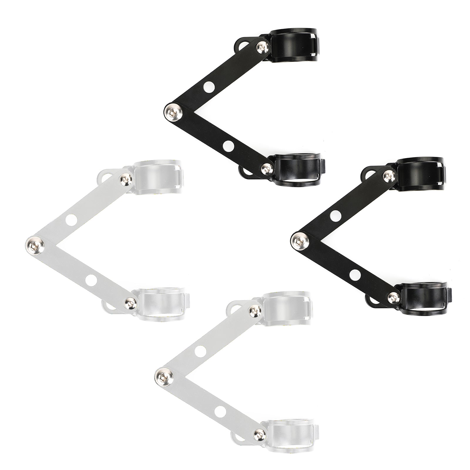 28mm - 41mm Fork Motocicleta Adaptador de luminador de cabeçote Surço de montagem do farol