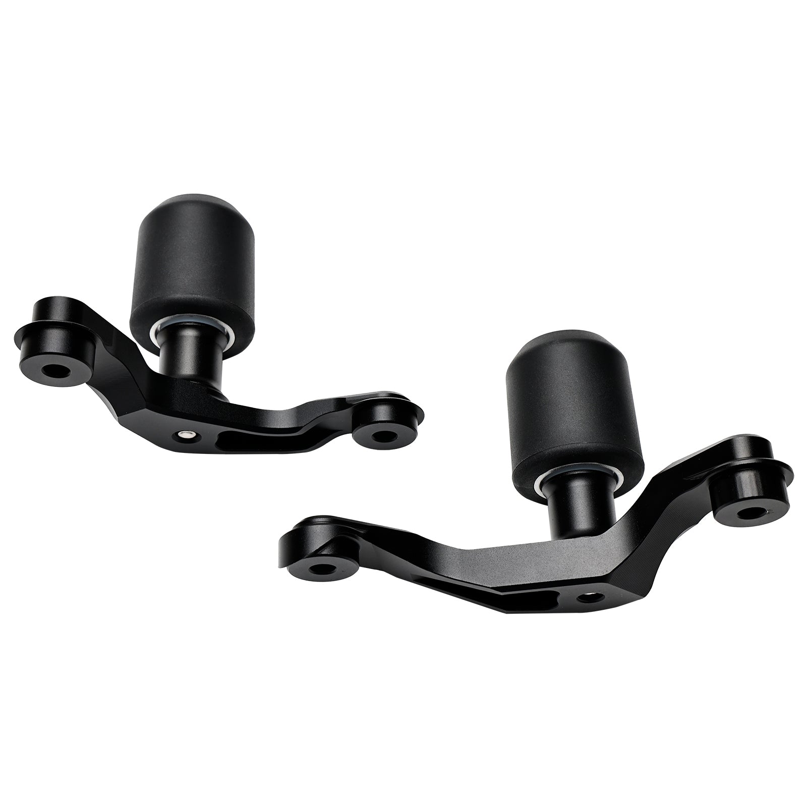 20-23 2021 Kawasaki Zh2 Cnc Anti-Crash Frame Sliders Protector Black