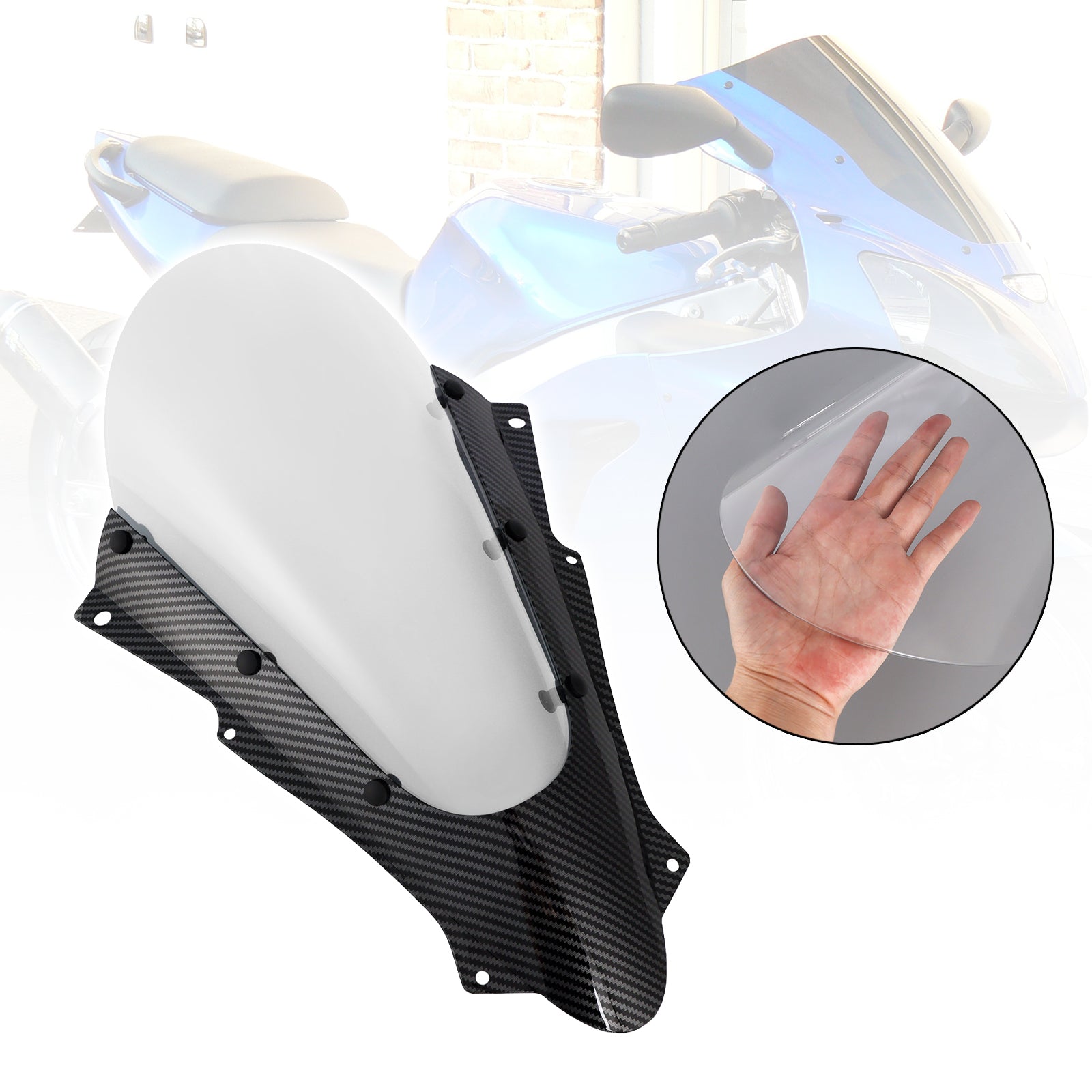 2023 Kawasaki ZX-4R ZX-4RR vindrutan vindruta