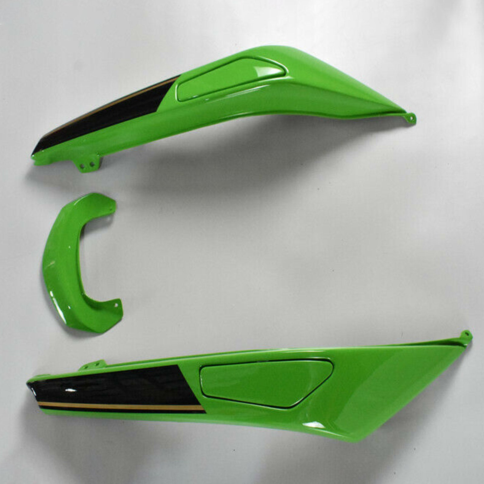 Amotopart 2009-2011 Kawasaki Ninja 650 EX650 Black&Green Fairing Kit