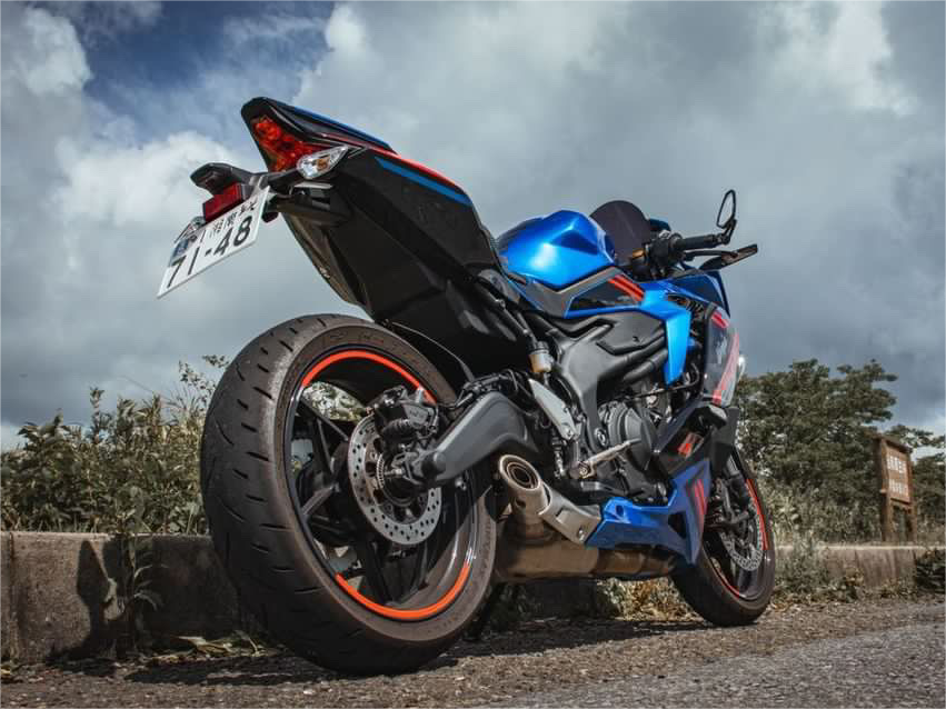 Amotopart 2019-2025 Kawasaki Ninja ZX25R ZX4R ZX4RR Red Blue Fairing Kit