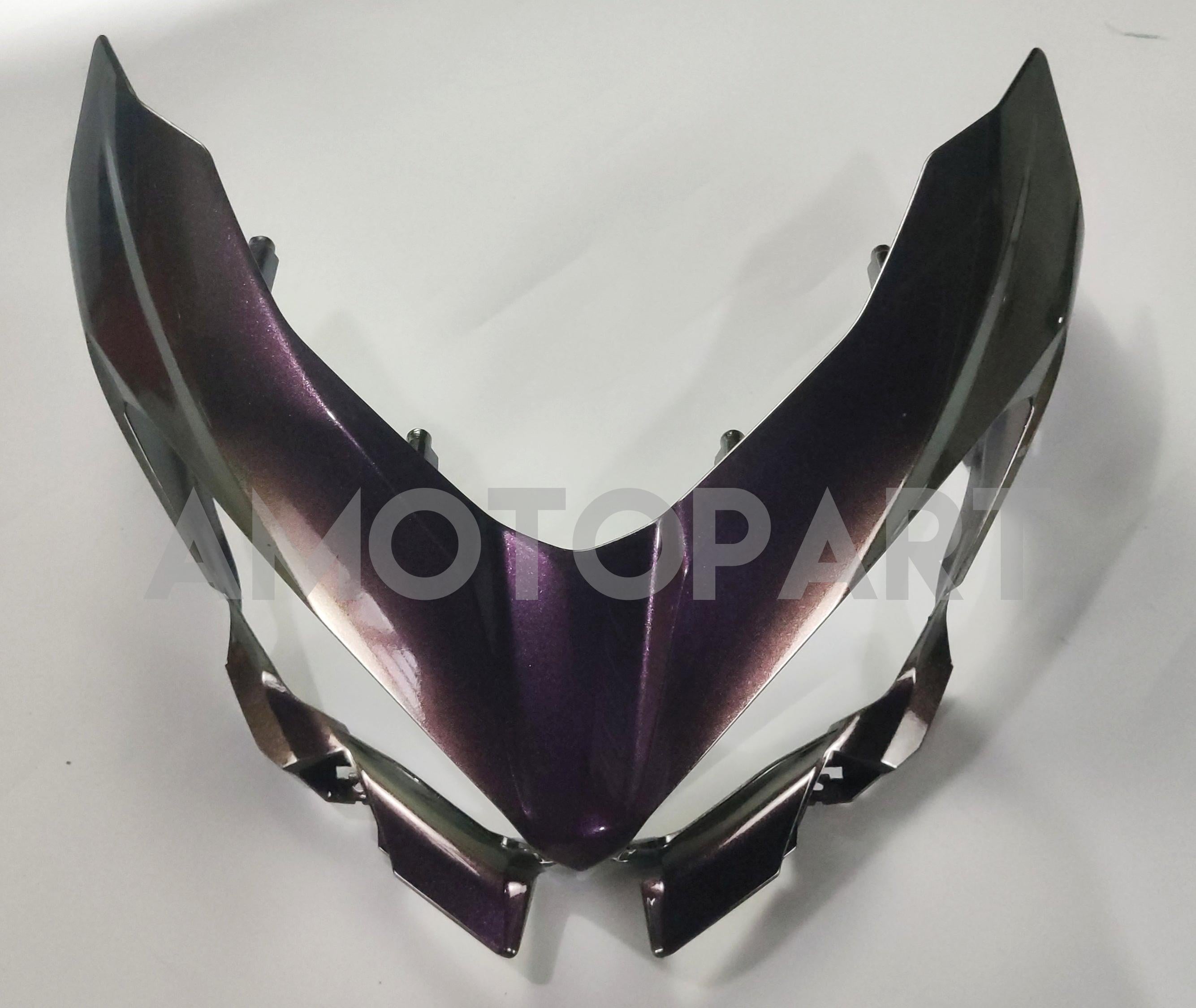 Amotopart Kawasaki EX400/Ninja400 2018-2024 Gradient Purple & Green Fairing Kit