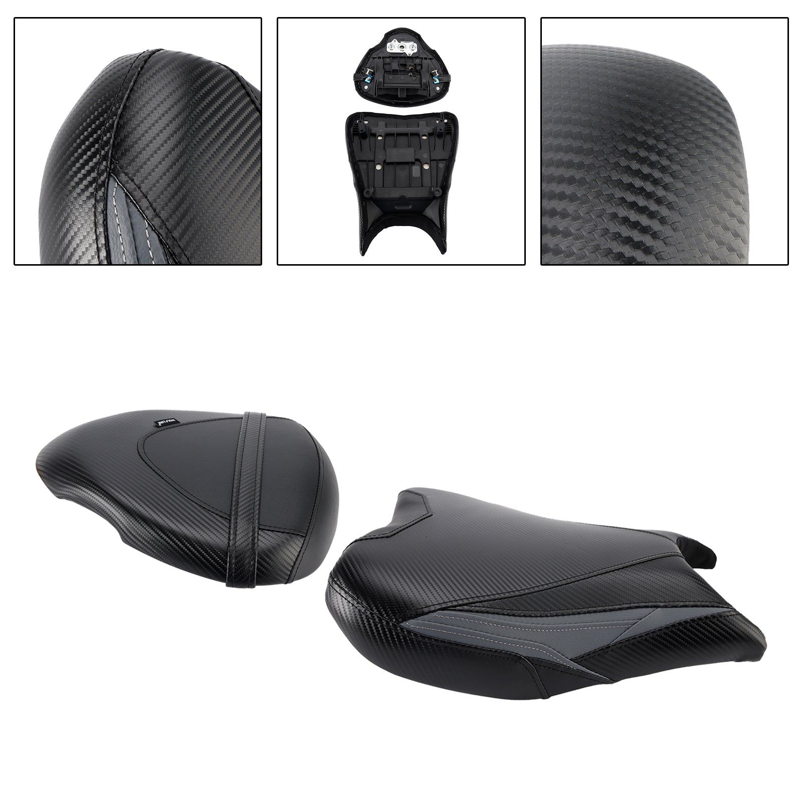 22-24 Suzuki Hayabusa Gsx1300R Driver&Passenger Seat Kit Cushion Black2