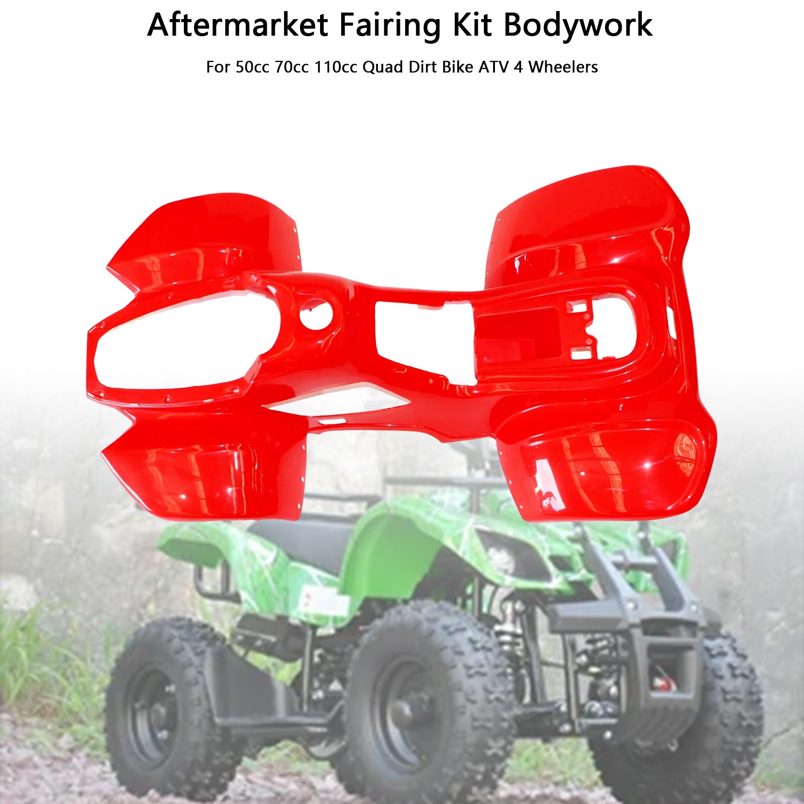 AMOTOPT PARA 50CC 70CC 110CC Quad Dirt Bike ATV 4 Wheelers Fairing Kit Collection