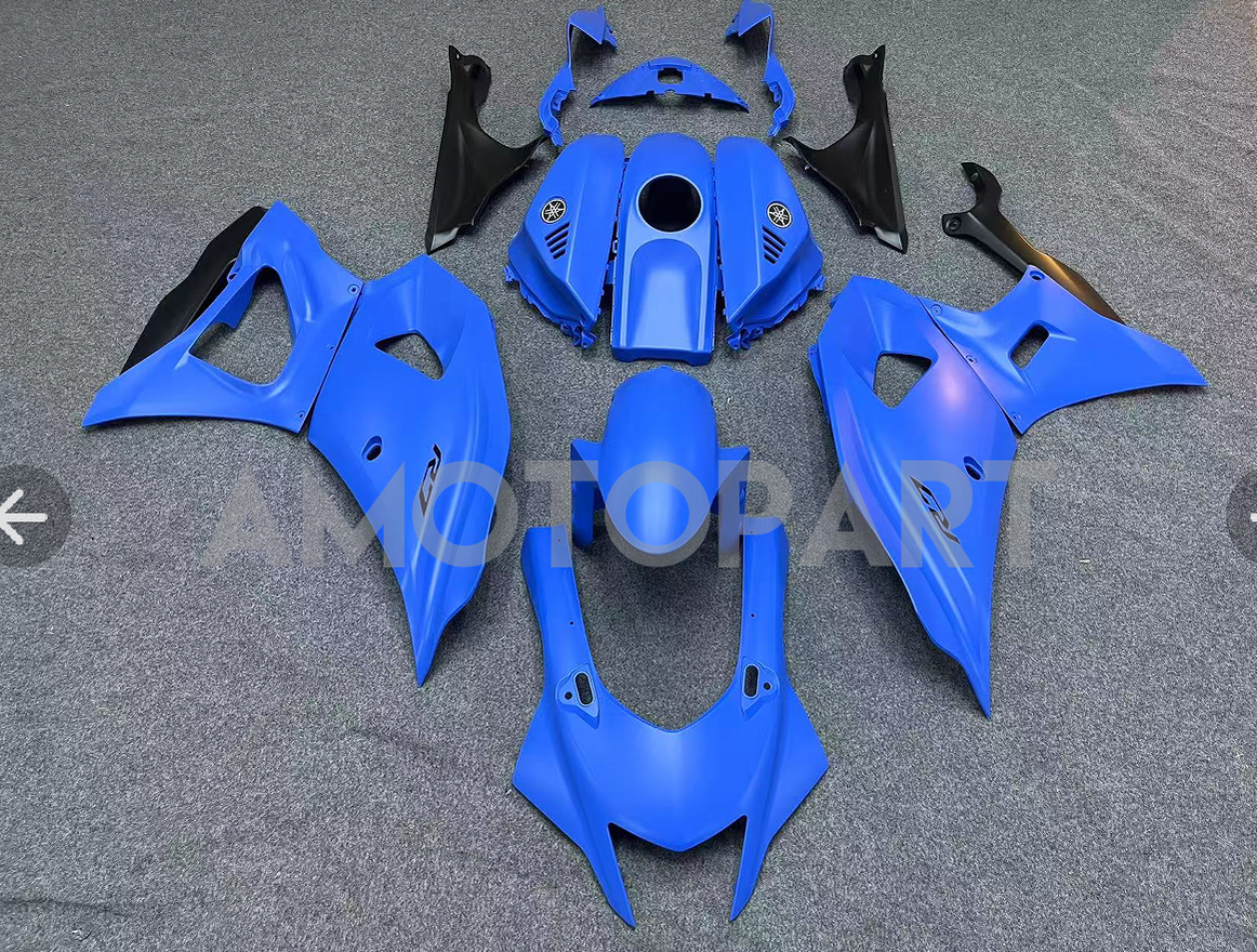 Amotopart 2021-2025 Yamaha YZF-R7 Matte Blue Fairing Kit