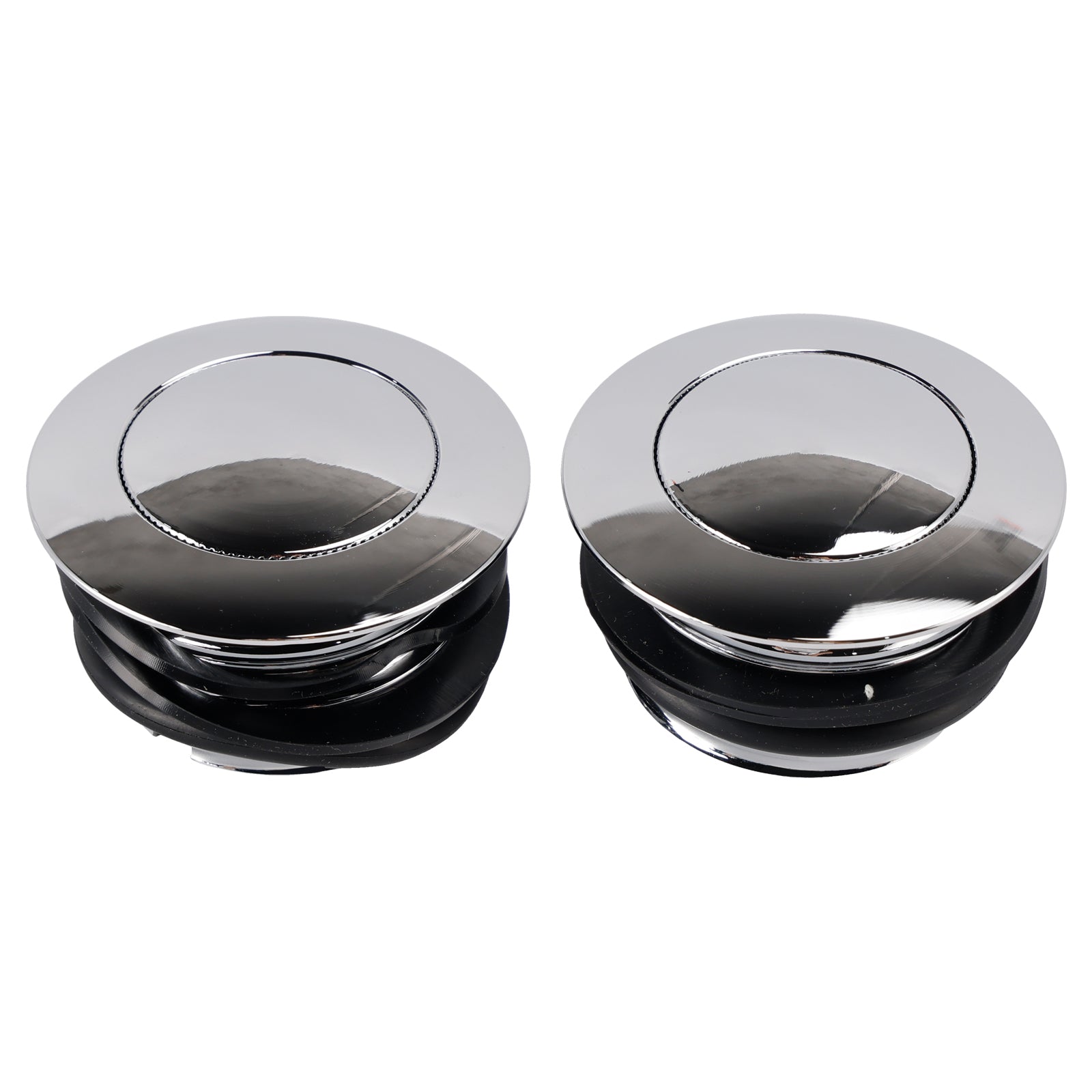 Touring Softail Dyna Chrome Billet Aluminium Pop Up Screw In Caps Set