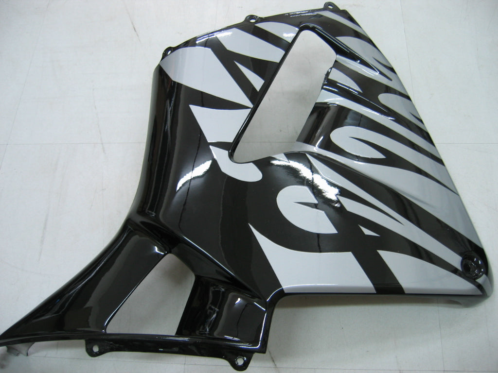 Amotopart 2005–2006 Honda CBR600RR, Schwarz&Weißes Style3-Verkleidungskit