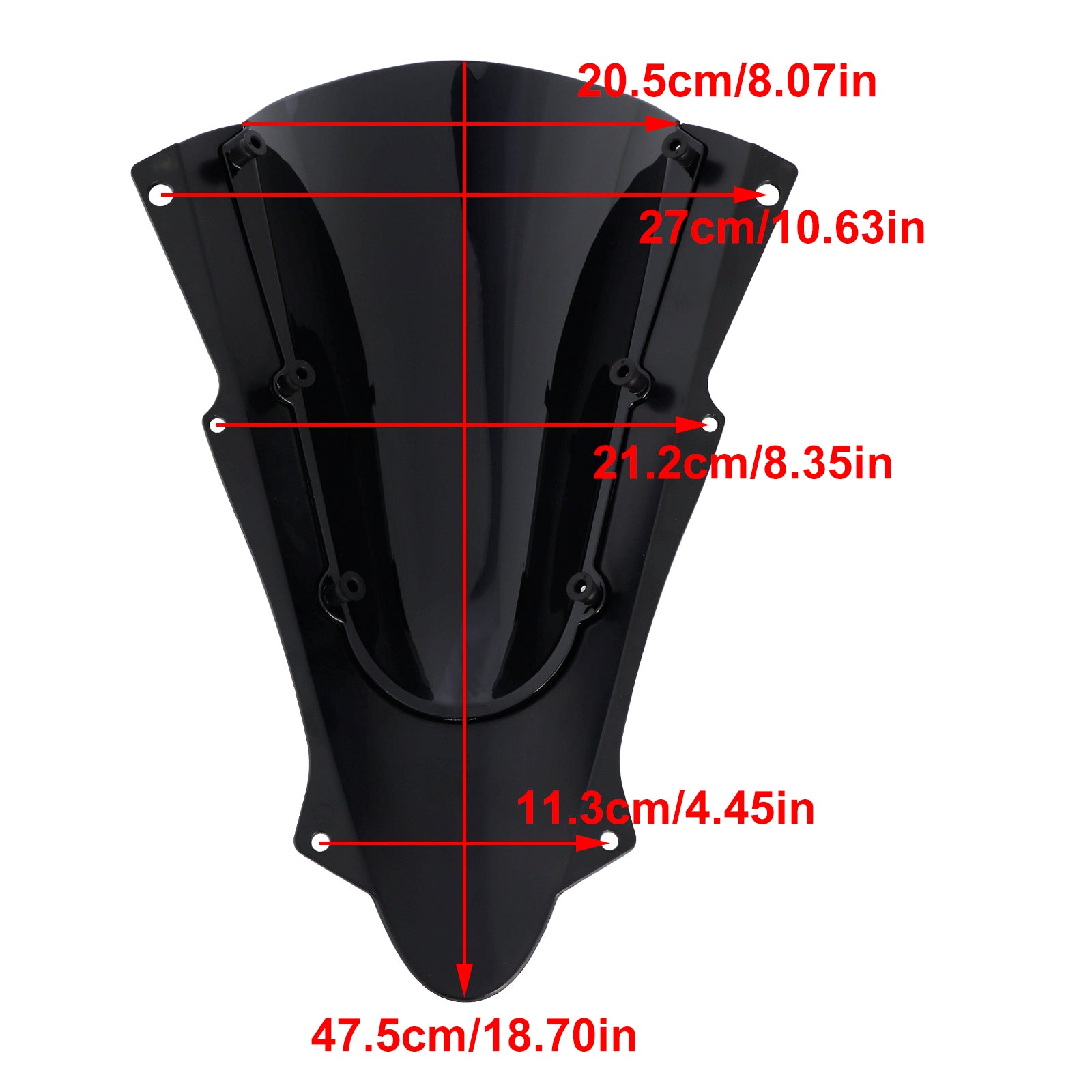 2023 Kawasaki ZX-4R ZX-4RR vindrutan vindruta