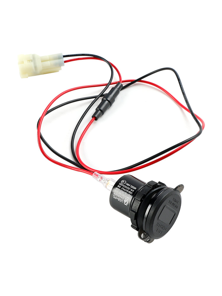 2022-2024 Kawasaki Versys 650 12V Socket Charger USB+C Type Quick Fits