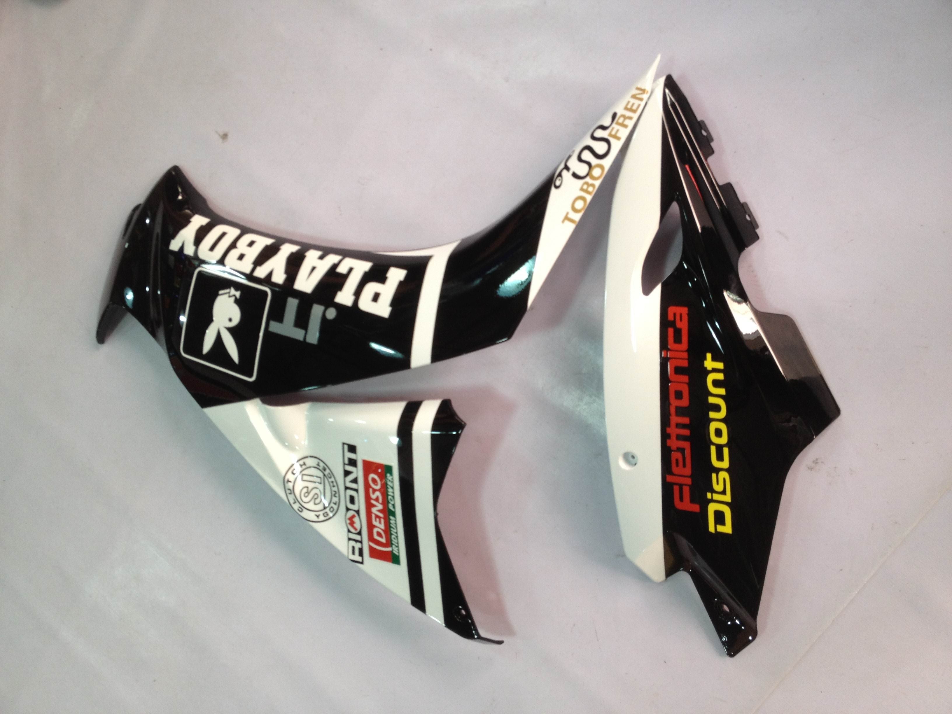 Amotopart 2012-2016 CBR1000RR Honda Black & White Playboy Fairing Kit