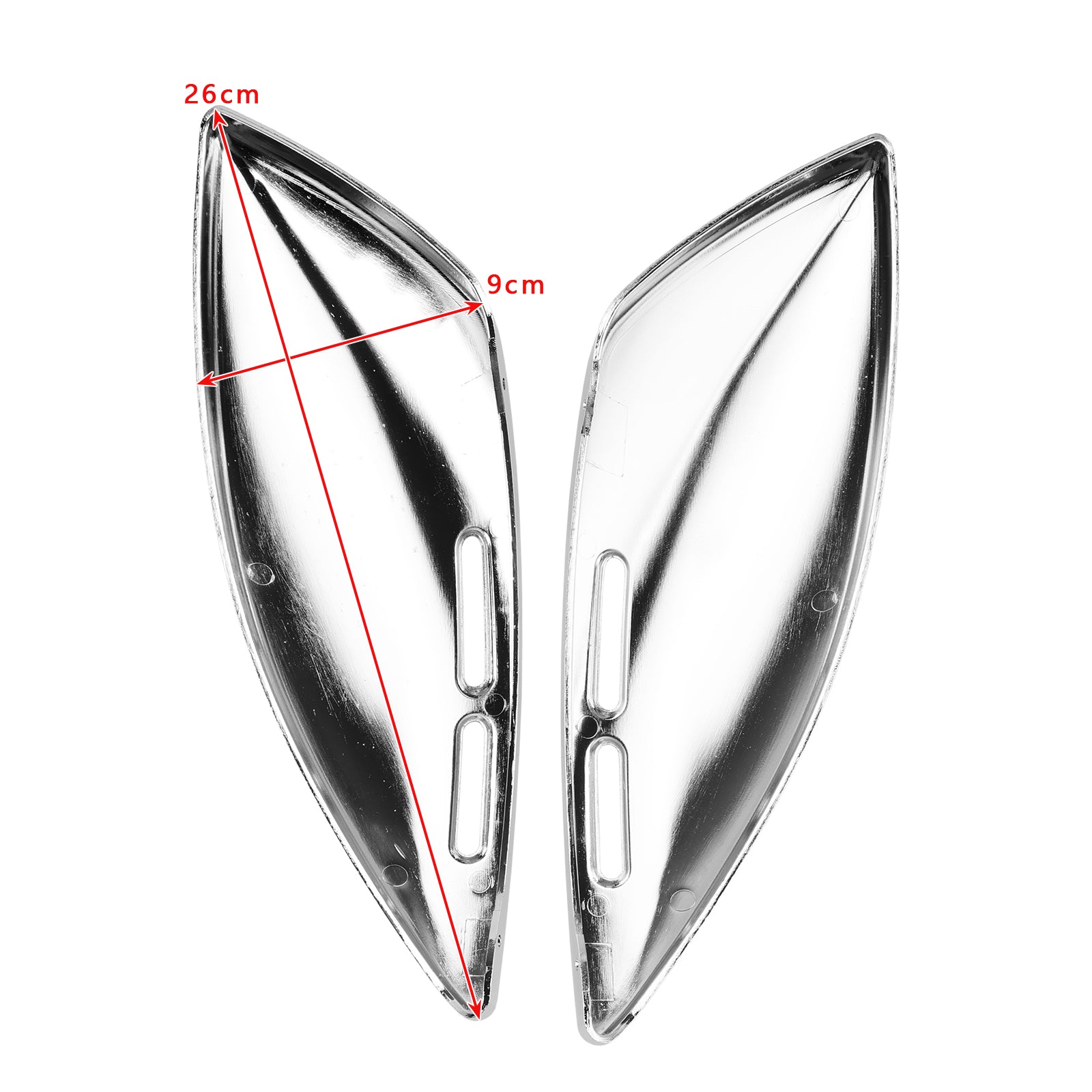 2018-2024 Kawasaki Z900RS Chrome Gas Tank Side Cover Panel Fairing Cowl