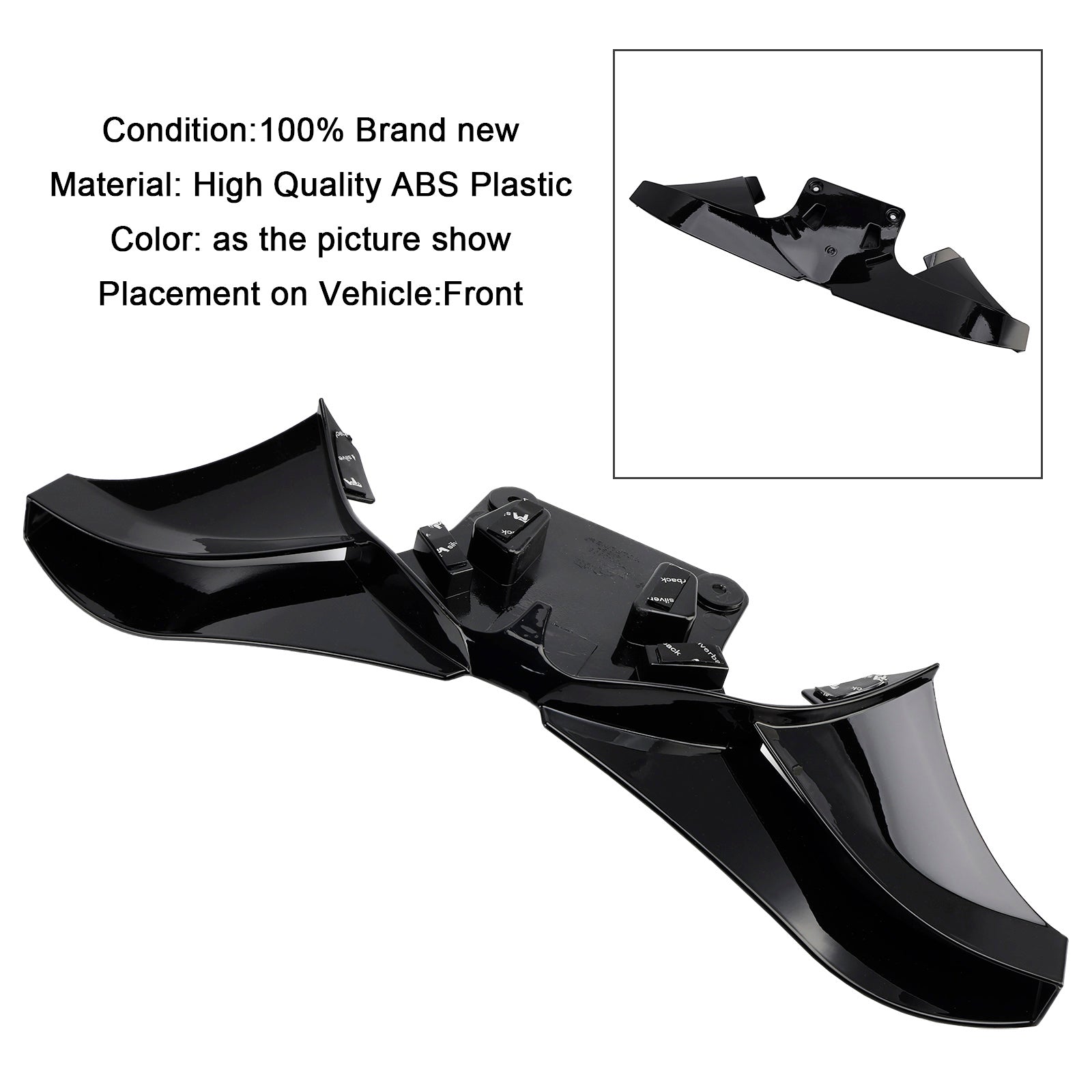 2023-2025 Street Triple 765R/RS Front Spoiler Winglet Frontal Wings