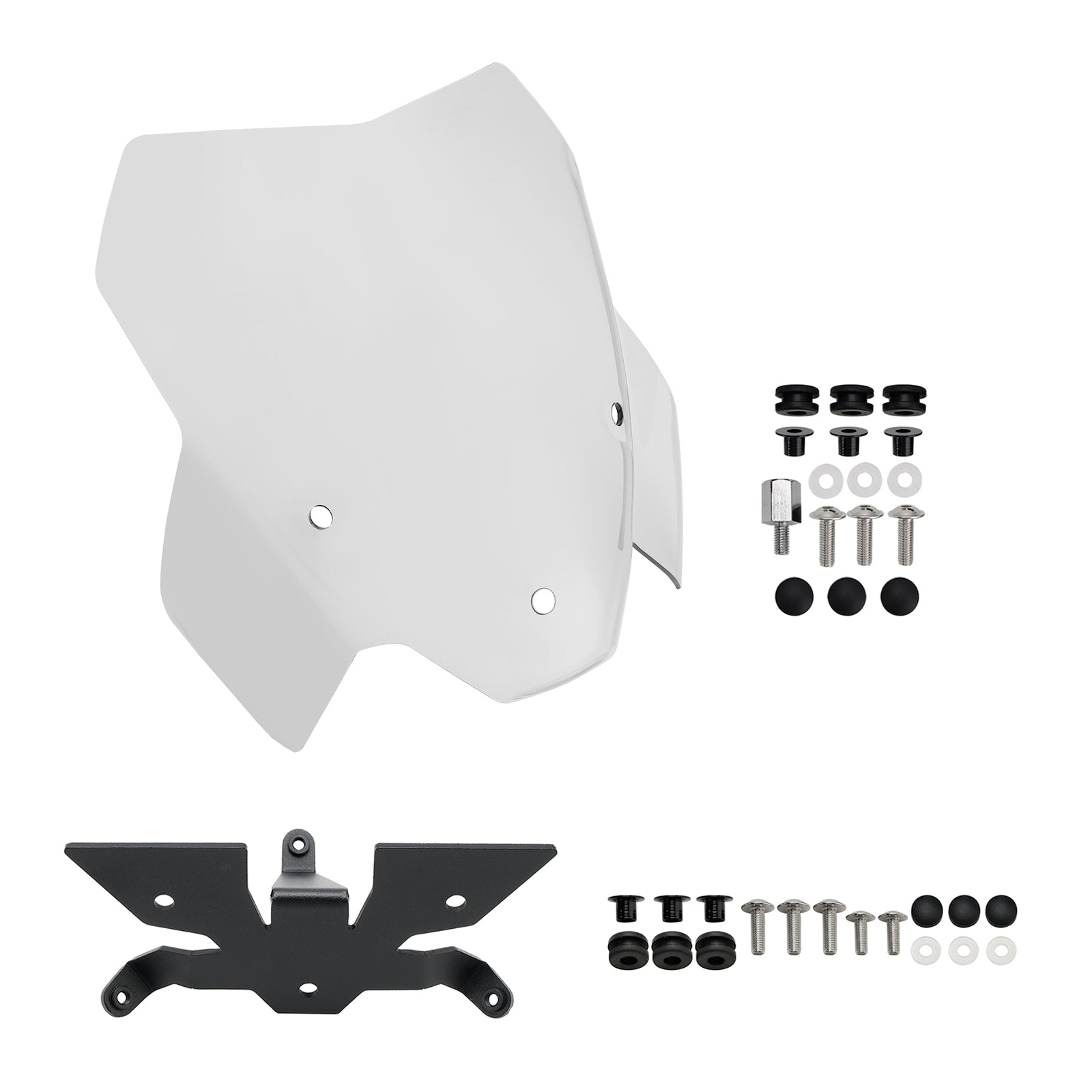 21-22 BMW S1000R Scheinwerfer-Windschutzscheibenabdeckung Windschutzscheiben-Windschutzscheibe