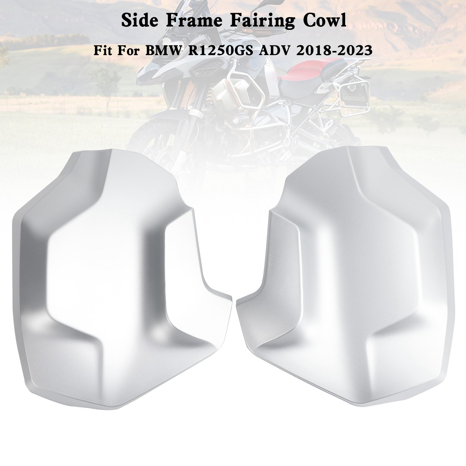 18-23 BMW R1250GS Adv Boczna ramka Fairing Fairing Cowl Strażnik pokrywa chłodnicy