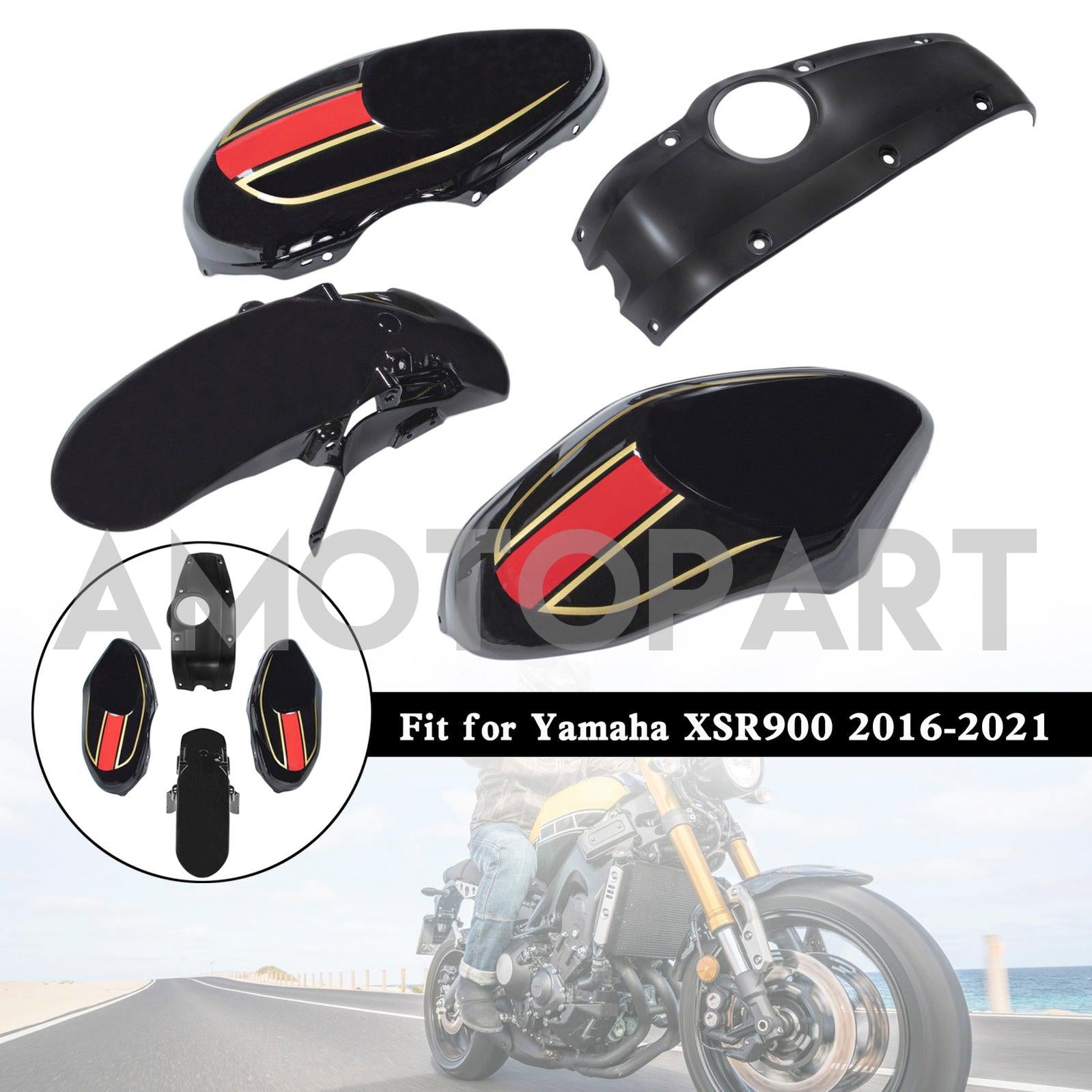 Amotopart 2016-2021 Yamaha XSR900 Fairing Kit