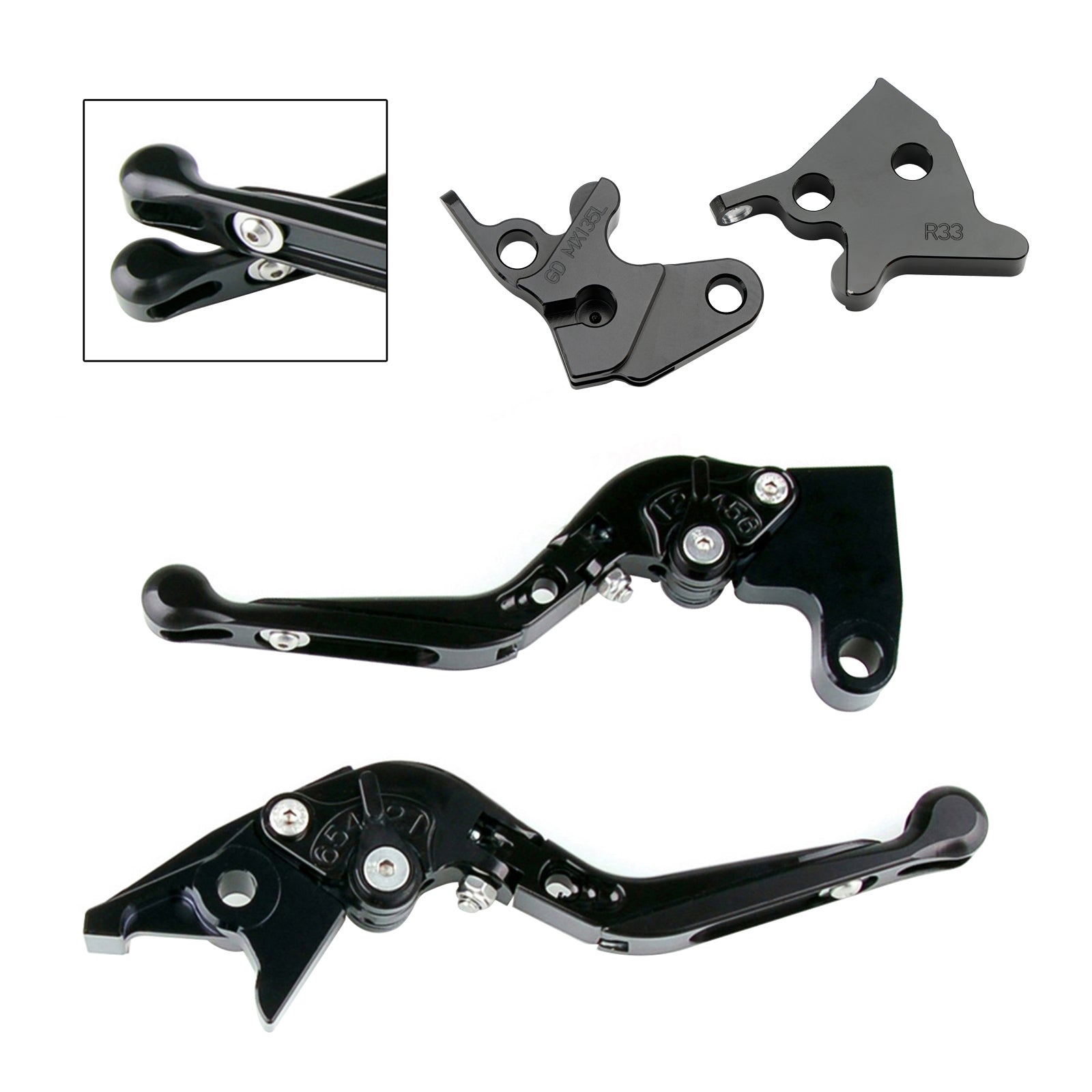 YAMAHA YBR125 2005-2014 Adjustable Clutch Brake Lever