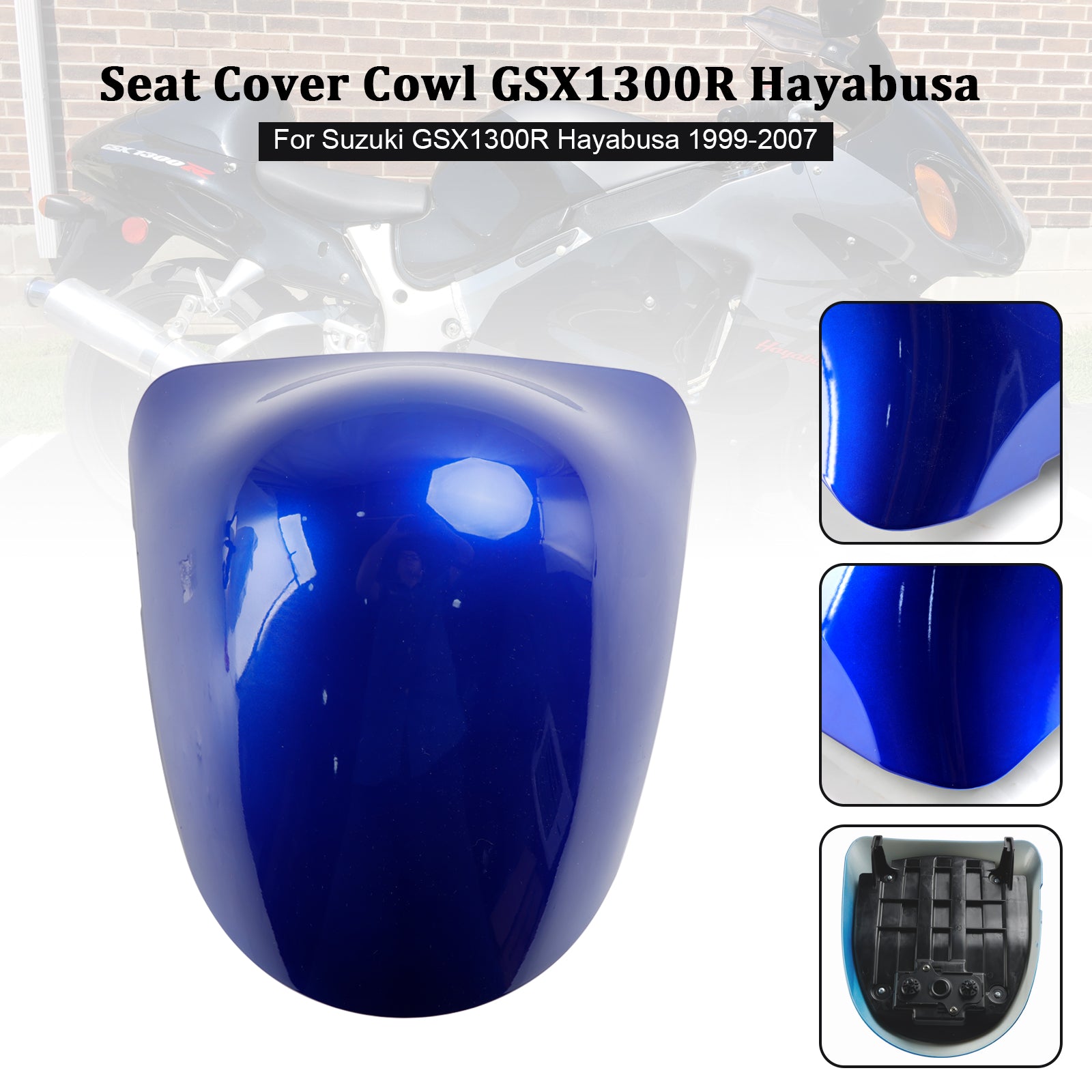 99-07 Suzuki GSX1300R GSX-R1300 Hayabusa Cubierta de carenado del asiento trasero
