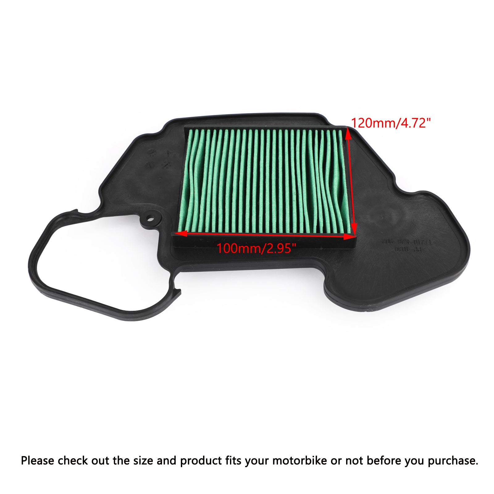Honda MSX125 Grom 125 2013-2019 P/N. Air Filter Cleaner Element 17210-K26-900