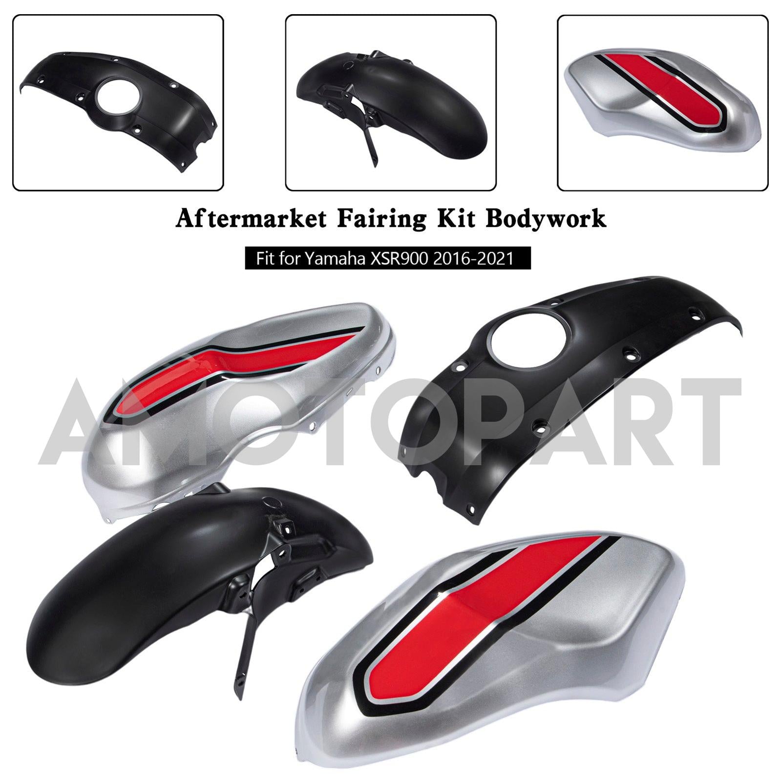 Amotopart 2016-2021 Yamaha XSR900 Fairing Kit