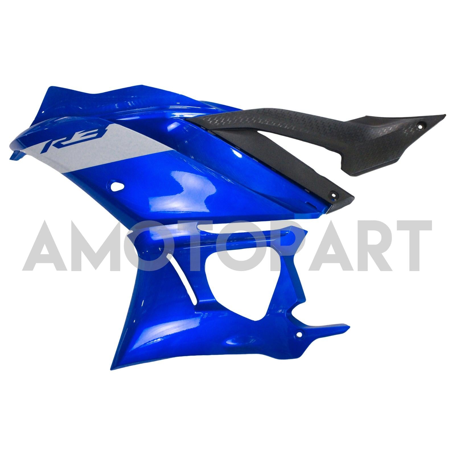Amotopart 2019-2021 YZF-R3 R25 Yamaha Blue Fairing Kit