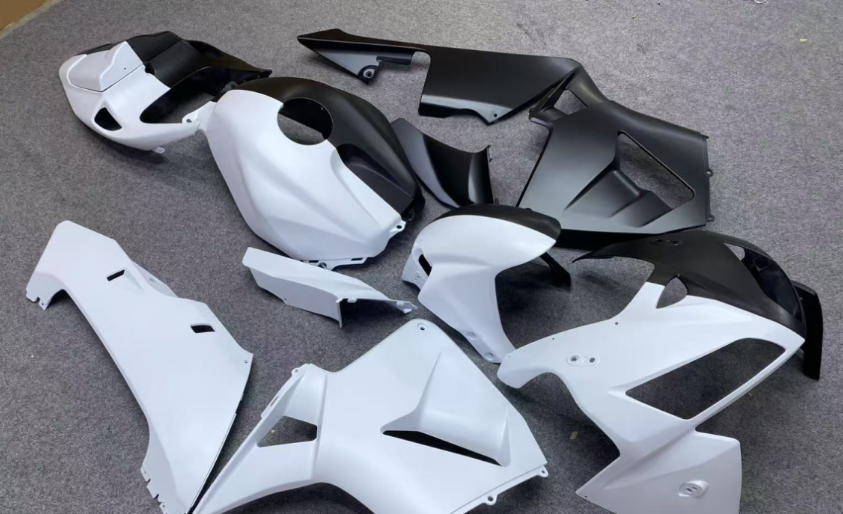 Amotopart 2005-2006 Honda CBR600RR Black White Fairing Kit