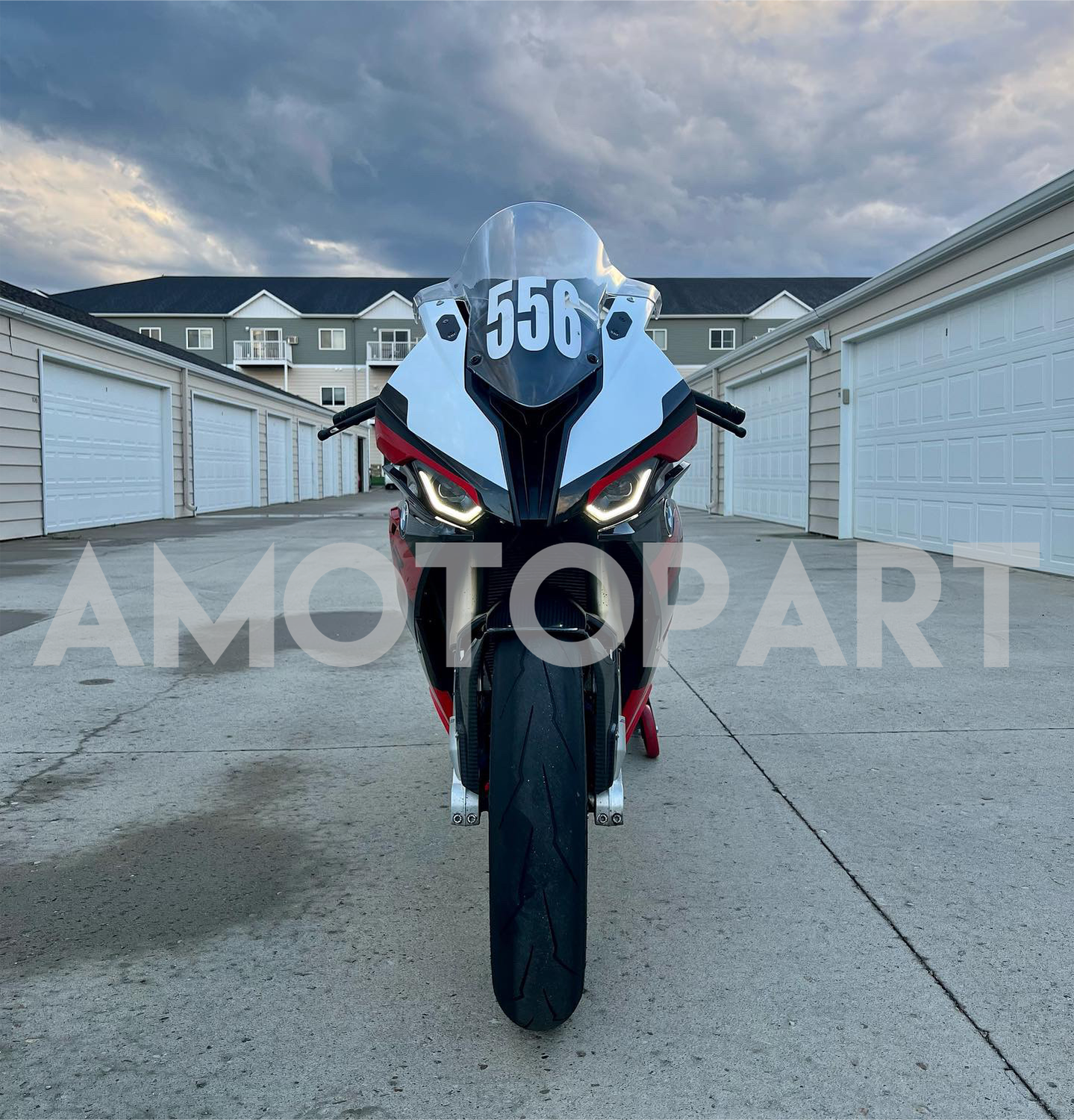 Amotopart BMW S1000RR 2019-2022 Black Red Fairing Kit