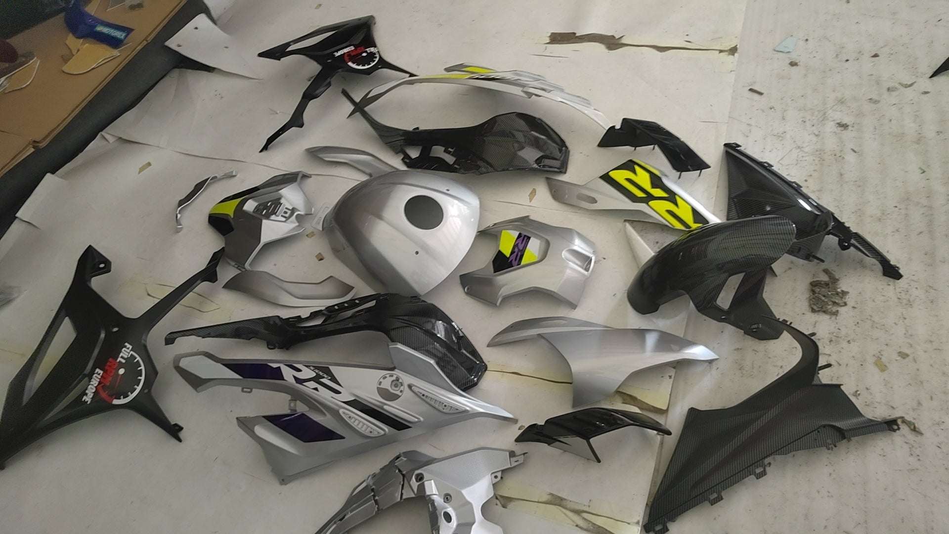 Amotopart 2023-2024 S1000RR BMW Red & Blue Style1 kuipkit