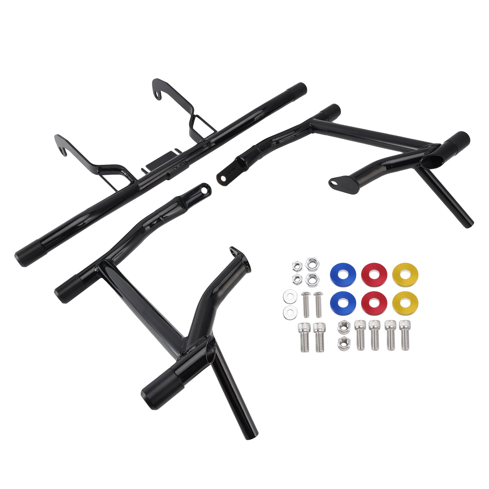 14-23 Harley FLHT FLHX Engine & Saddlebag Guard Frame Anti-Crash Bumper Kit Black