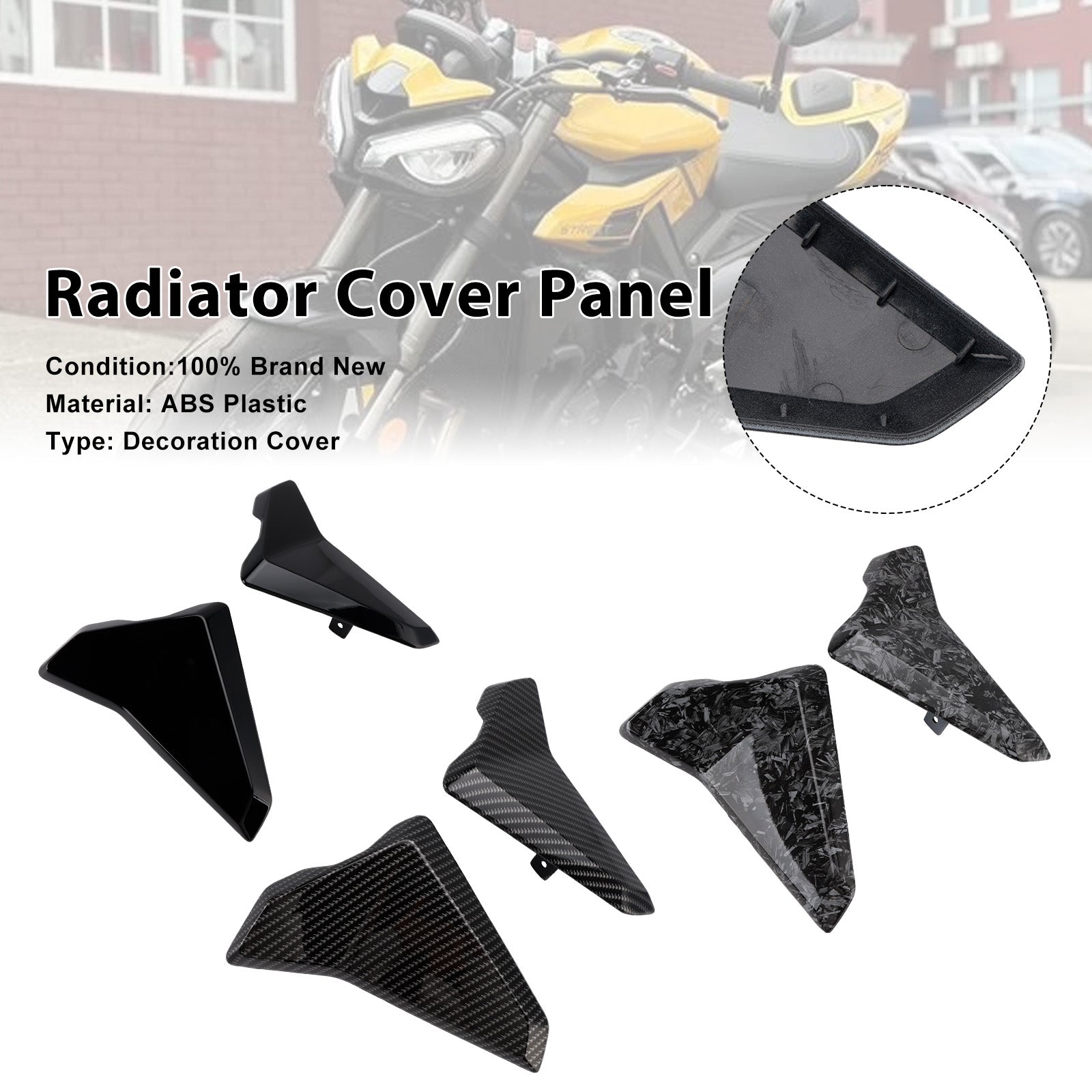 2023-2025 Street Triple 765 R/RS Radiator Side Cover Fairing Panels