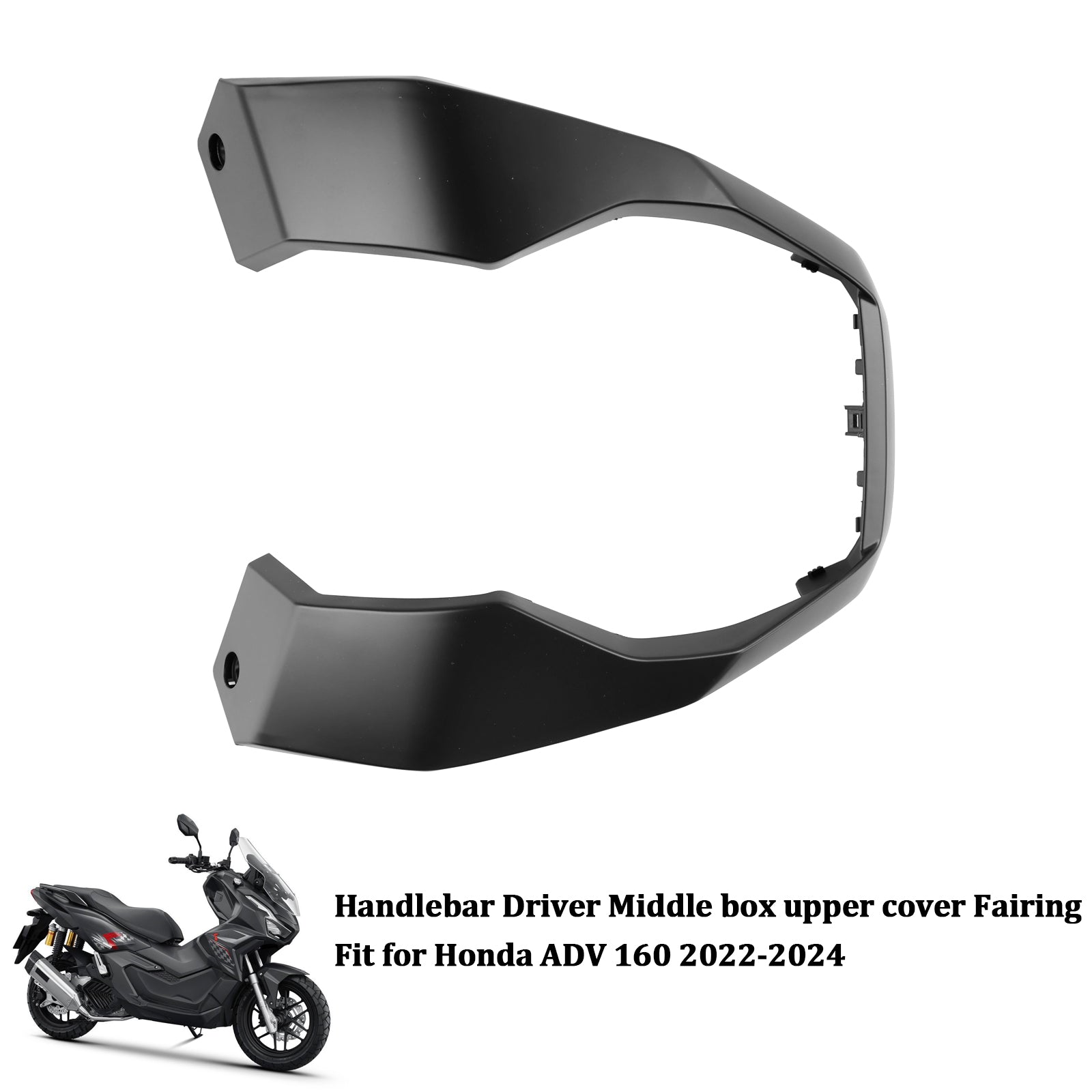 23-24 Honda Adv 160 Lenker Fahrer Mittelkasten Untere Abdeckung Verkleidung