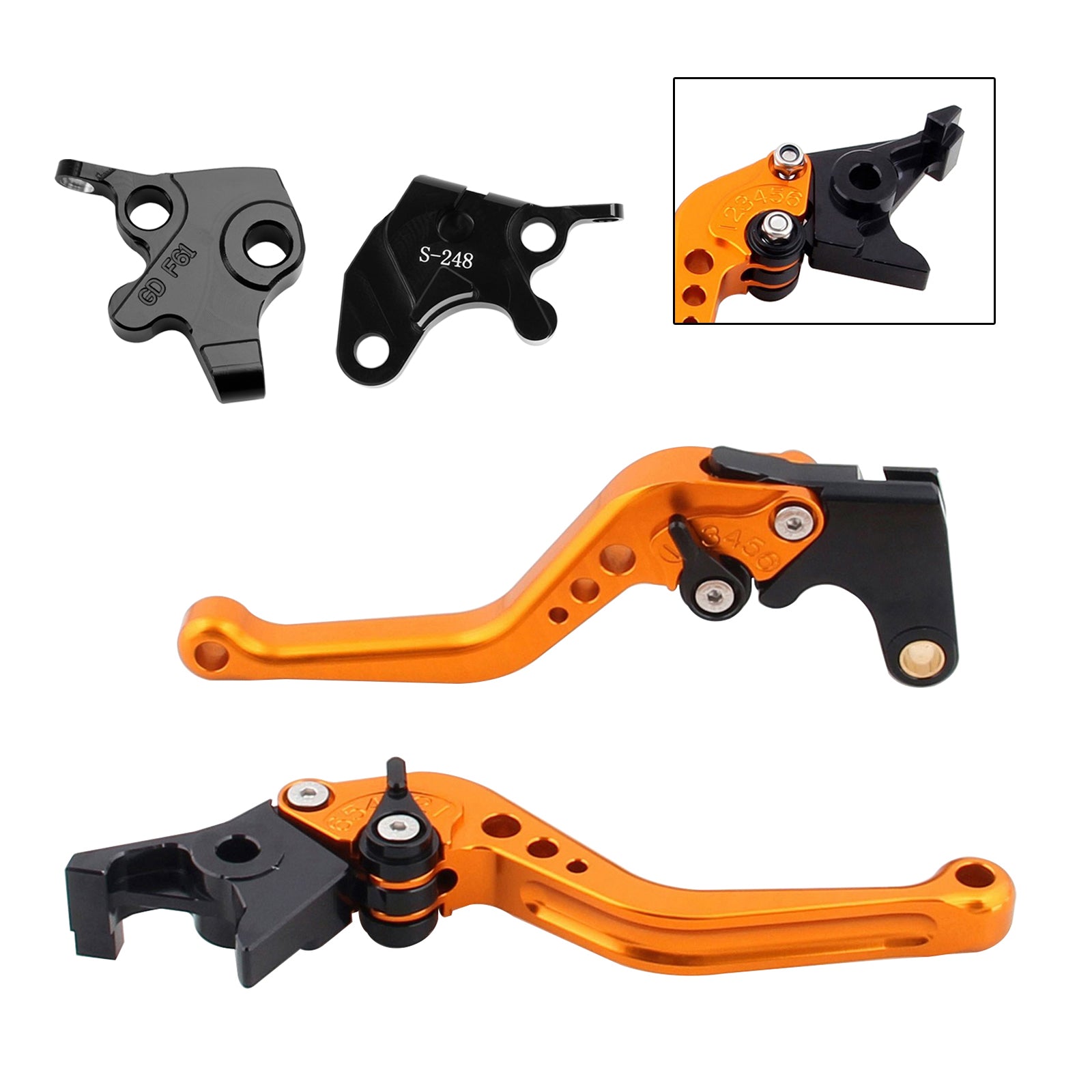 YAMAHA YZF R125 2008-2011 NEW Short Clutch Brake Lever