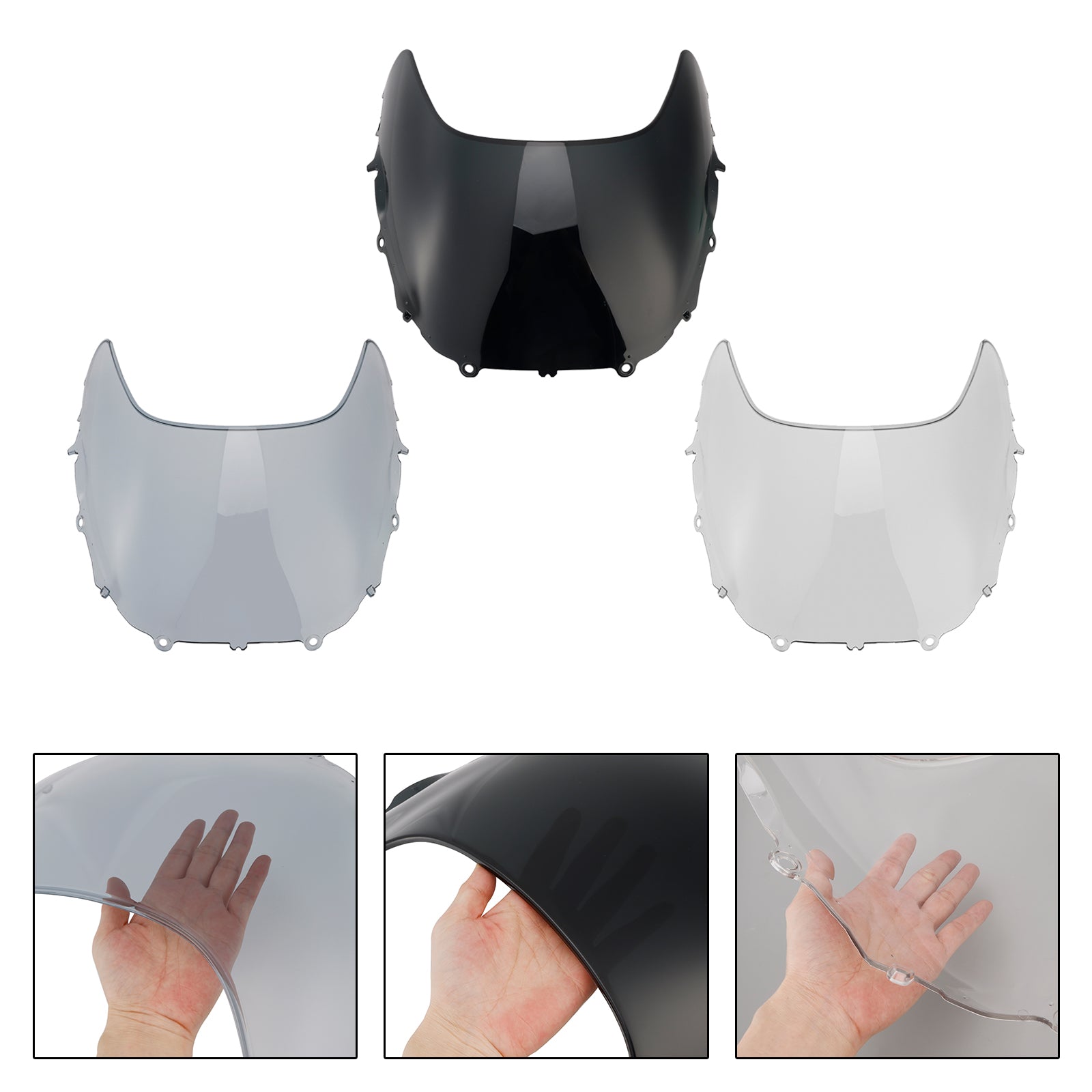 2024-2025 YAMAHA XSR900 GP vindrutan vindruta + fäste