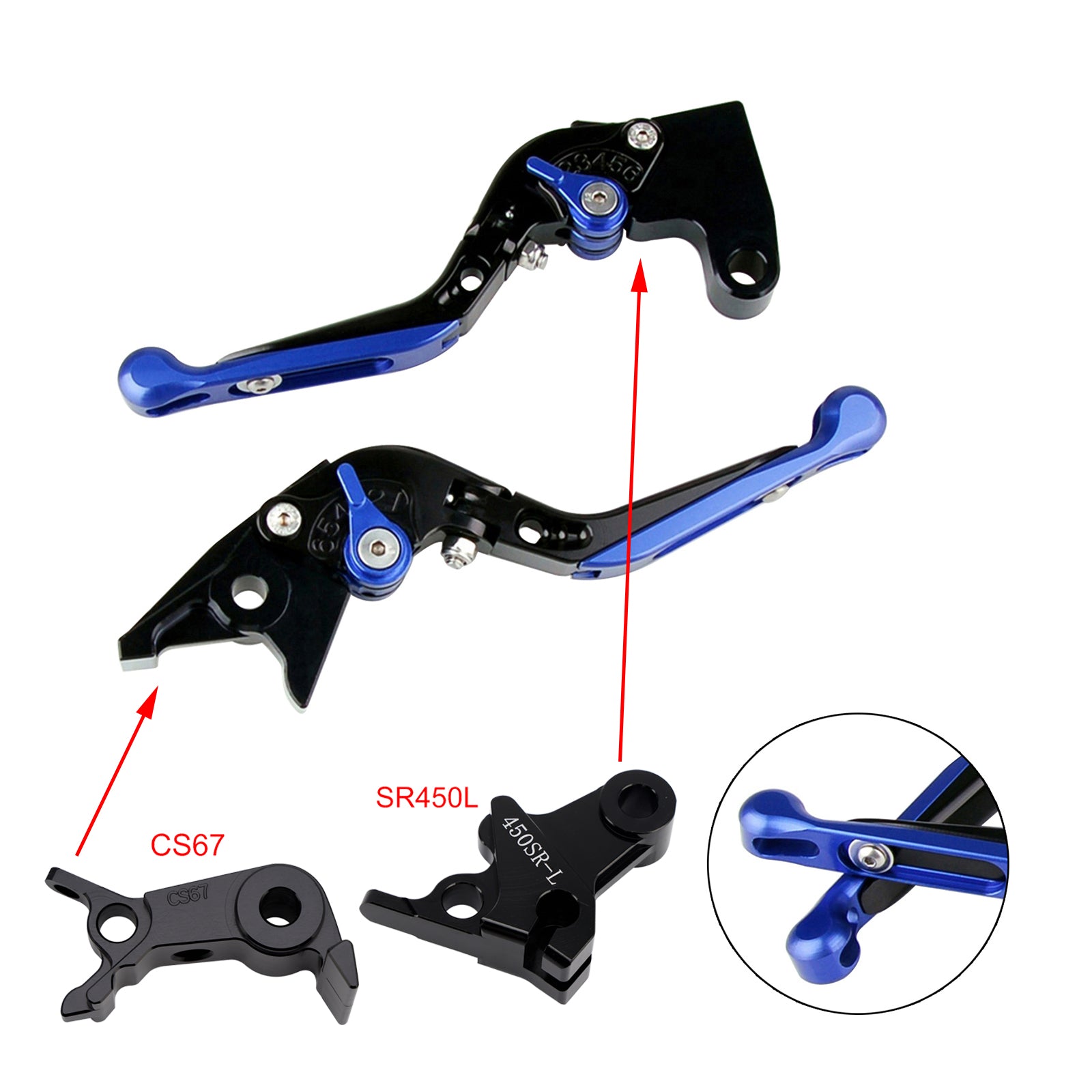 2024-2026 VOGE DS900X 900DSX Adjustable Clutch Brake Lever