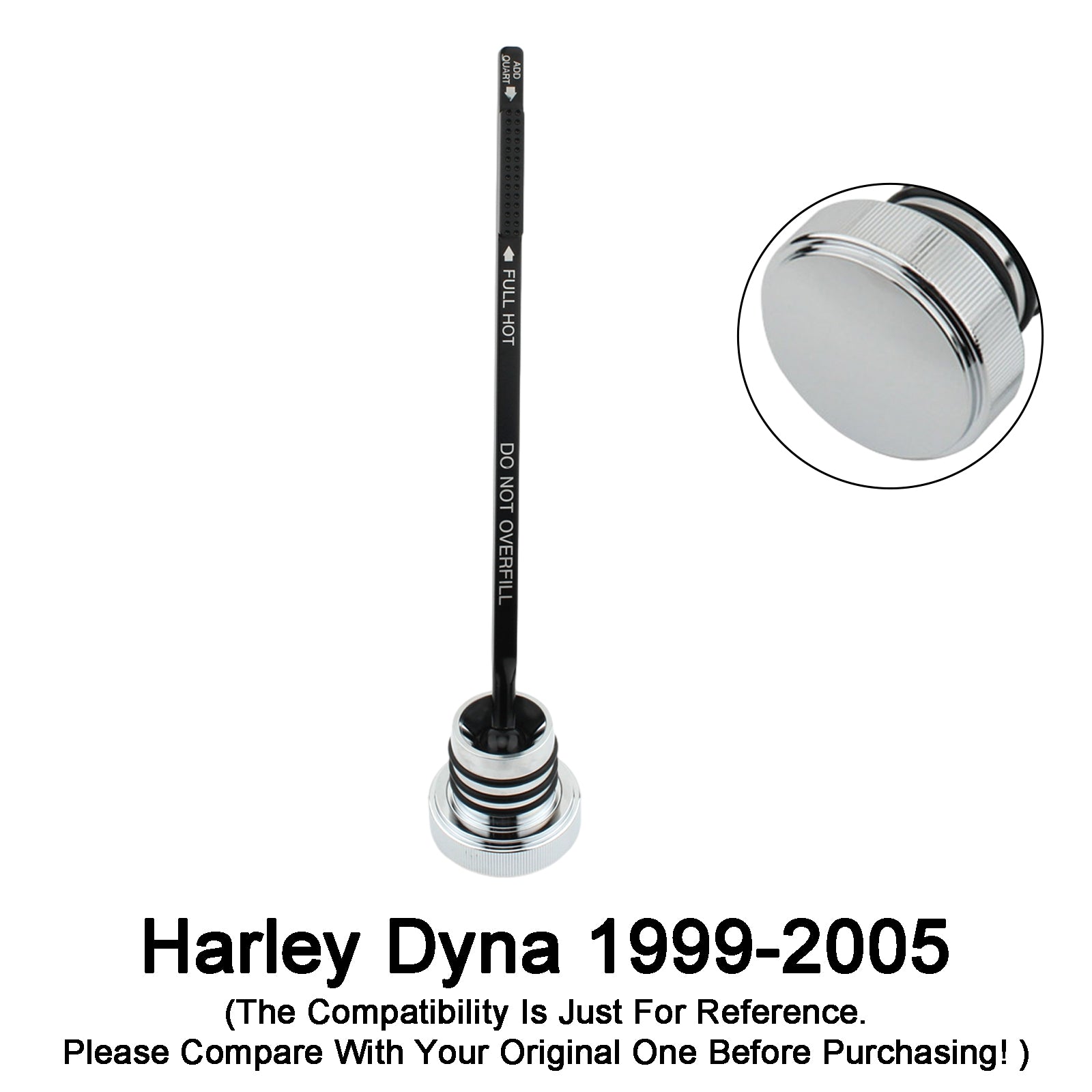 99-05 Super GLID FXD FXDX FXDL DYNA Huile Plonge du réservoir Bouchon de réservoir 0710-0150