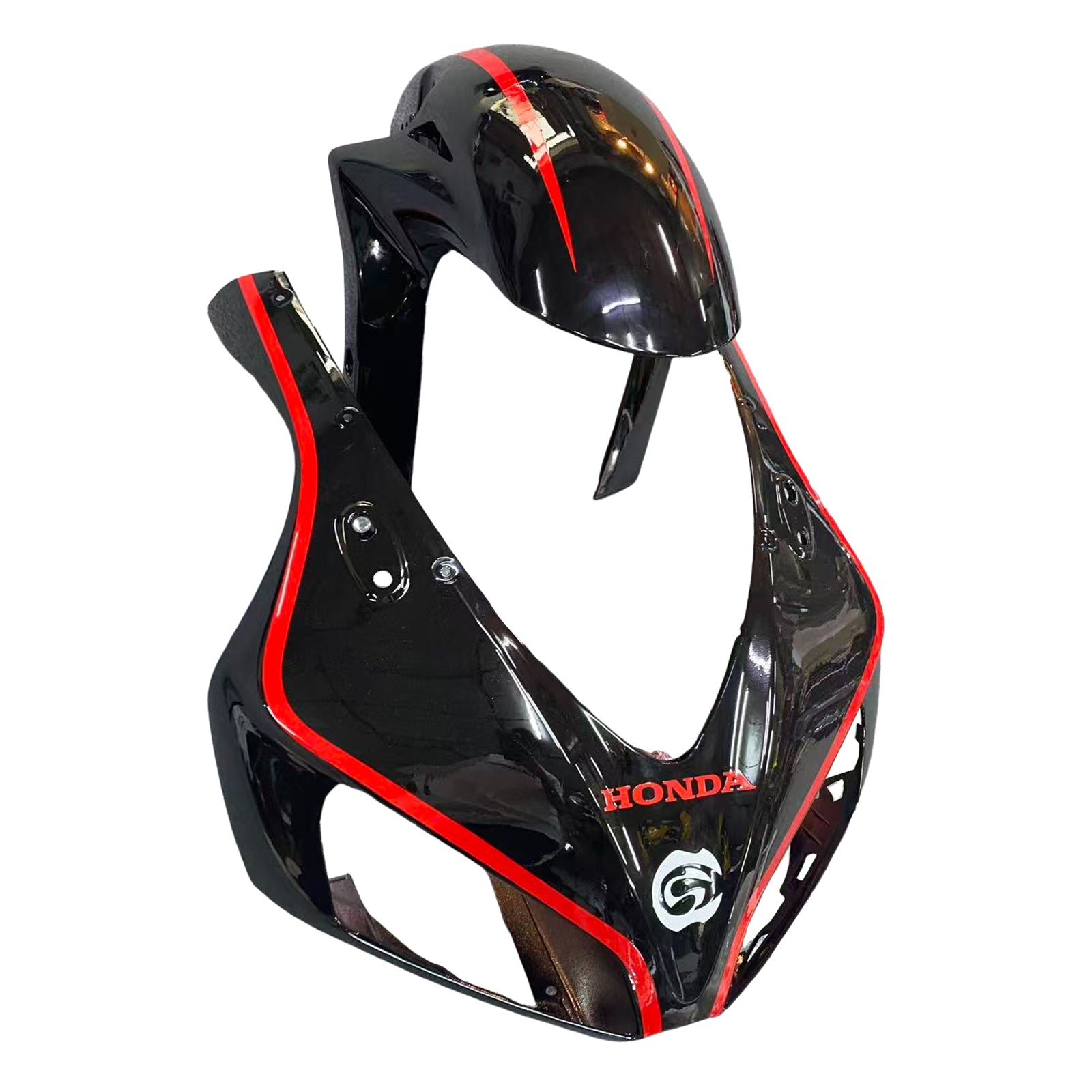 Amotopart 2006-2007 Honda CBR1000RR Black Red Fairing Kit