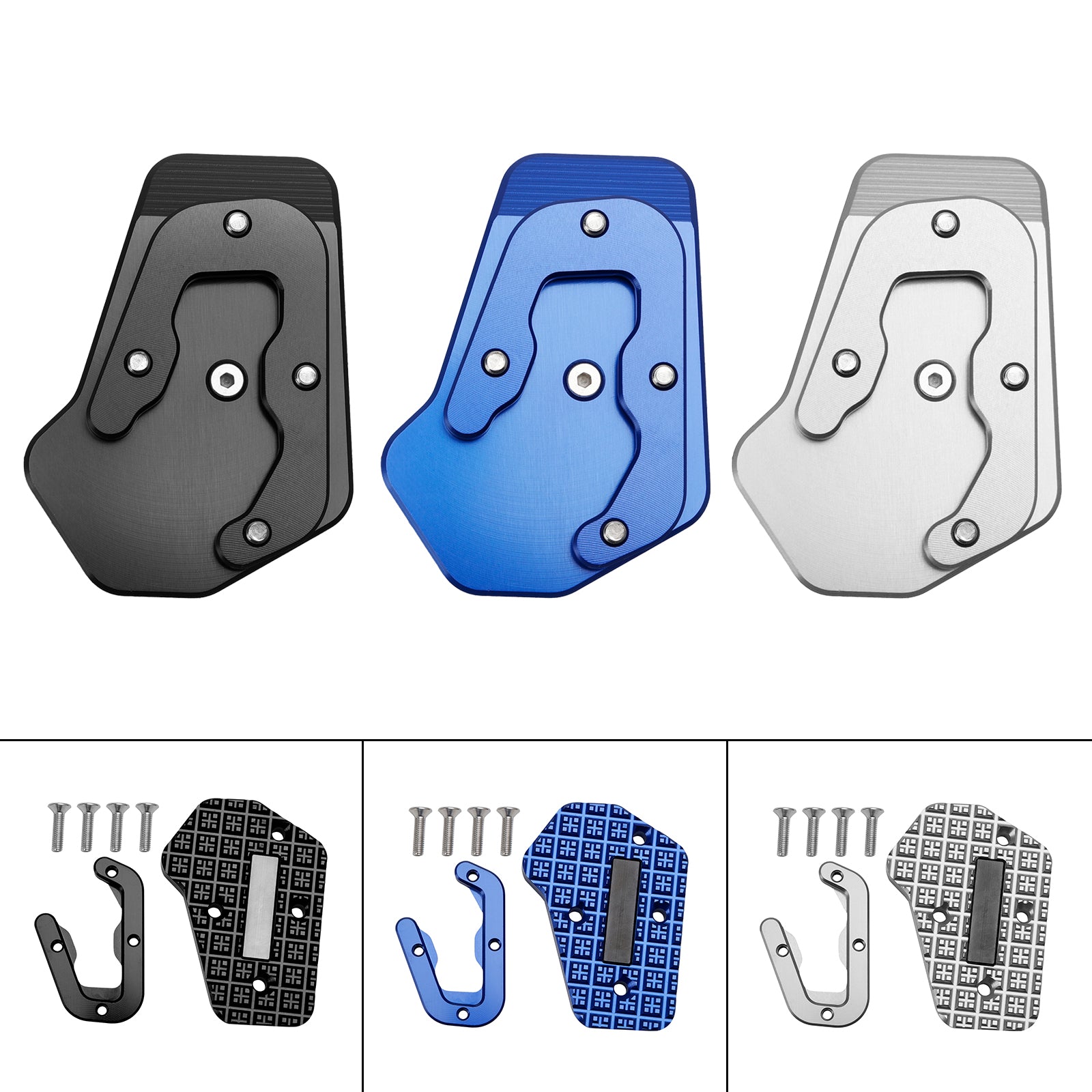 20-21 BMW F900X XR Extensión Pedal de freno Ampliadora Almohadilla Luz Cnc Plata