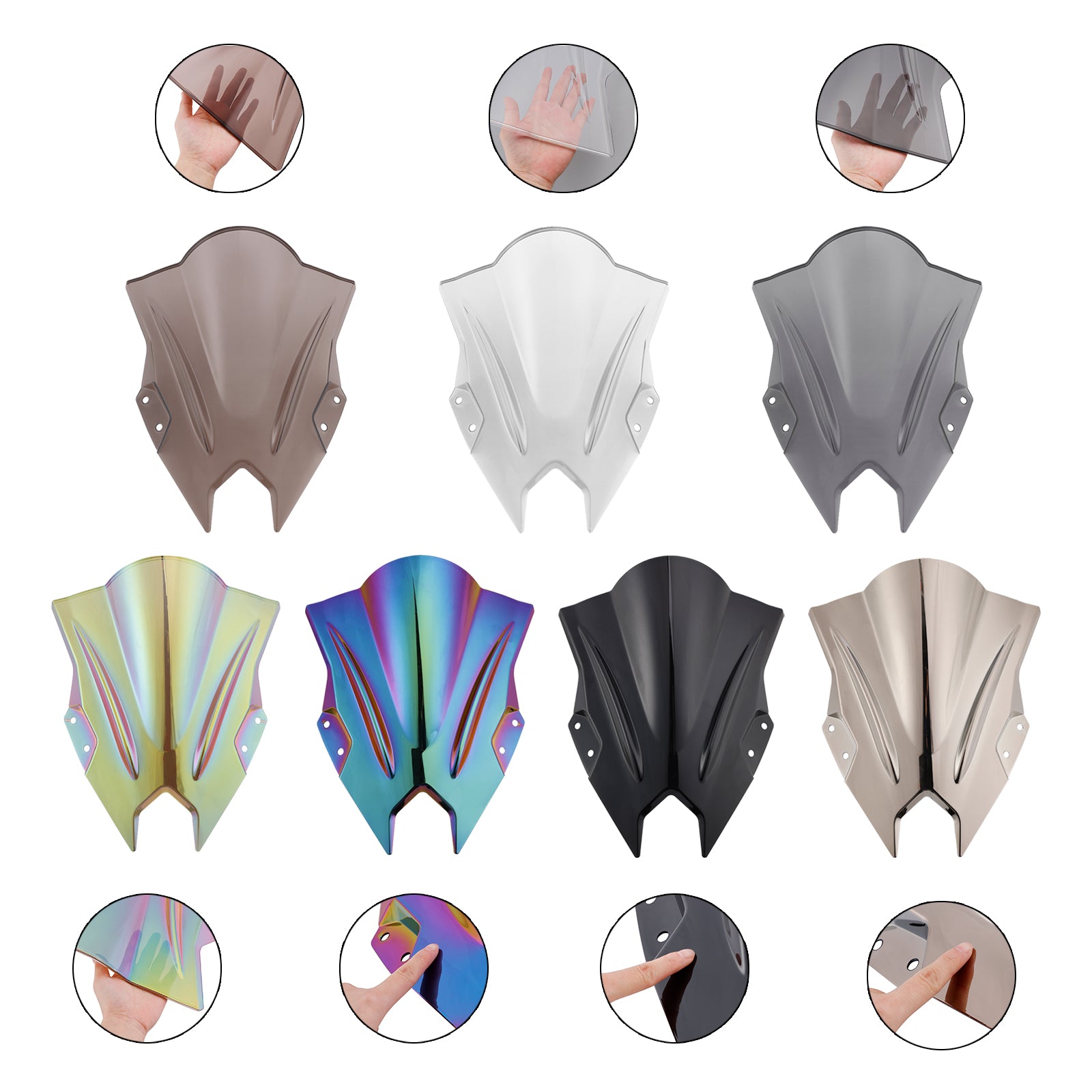 KAWASAKI NINJA 500 EX500R 2024-2025 Windshield Windscreen