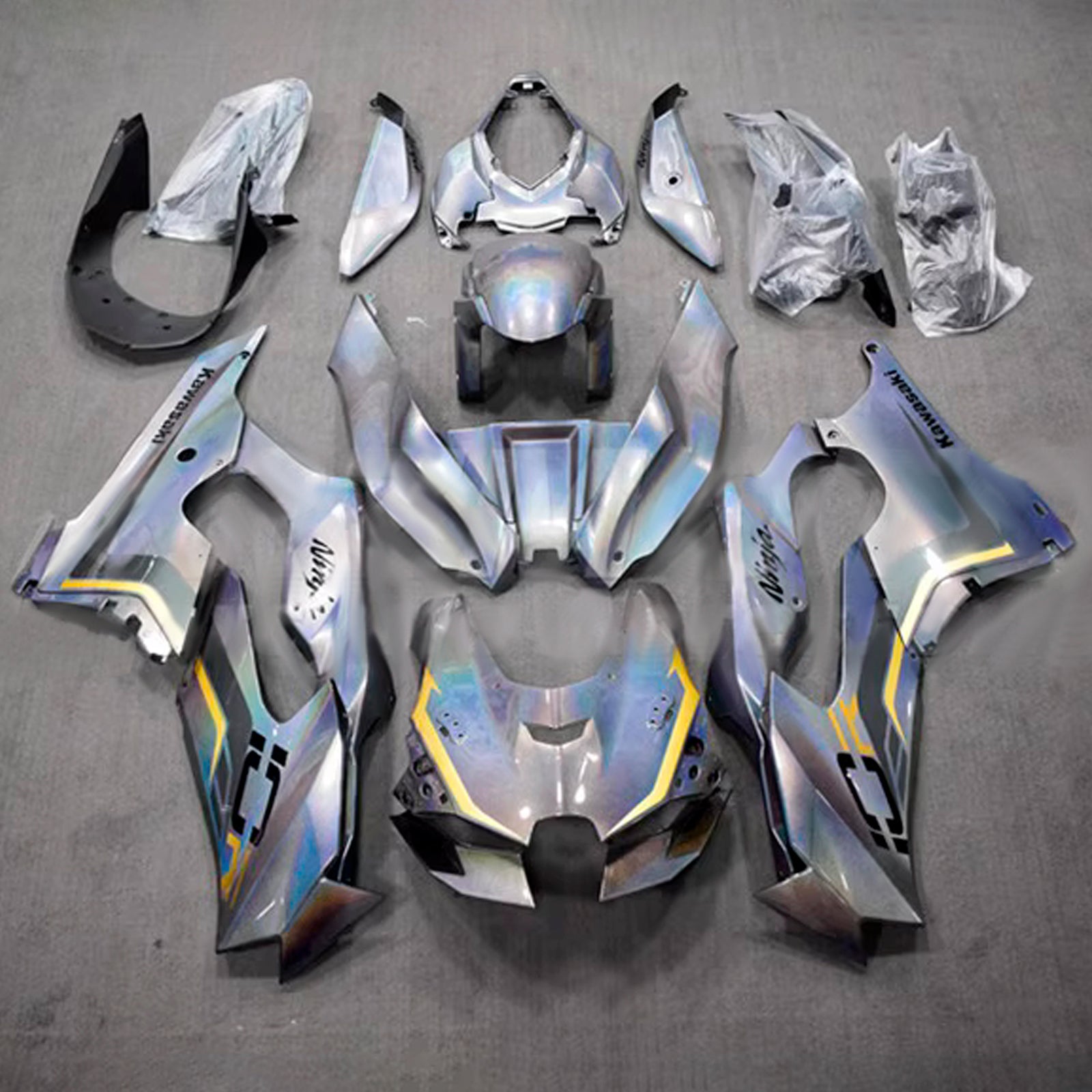 Amotopart 2021-2025 Kawasaki ZX-10R/ZX-10RR マルチカラー フェア