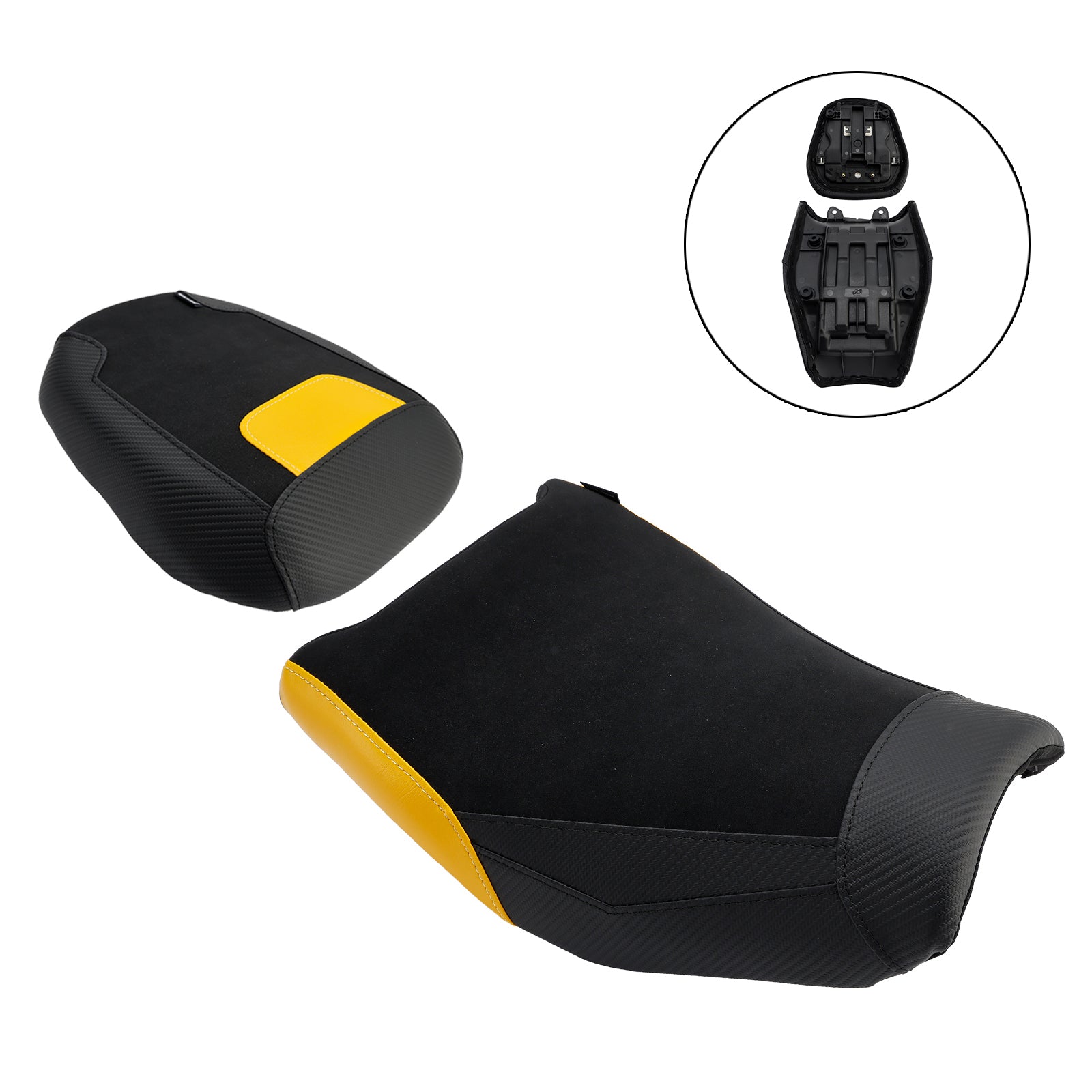 2024-2025 Suzuki V-Strom250Sx Lower Front W/ Rear Seat Driver Pillion Yellow