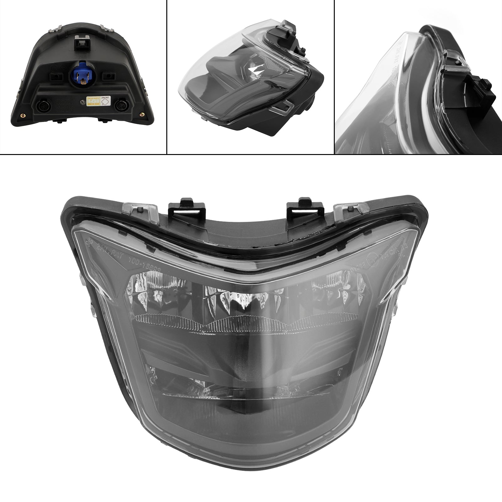 Protezione del faro della griglia del faro anteriore per fumo dello scooter Yamaha Lc150 Y15Zr