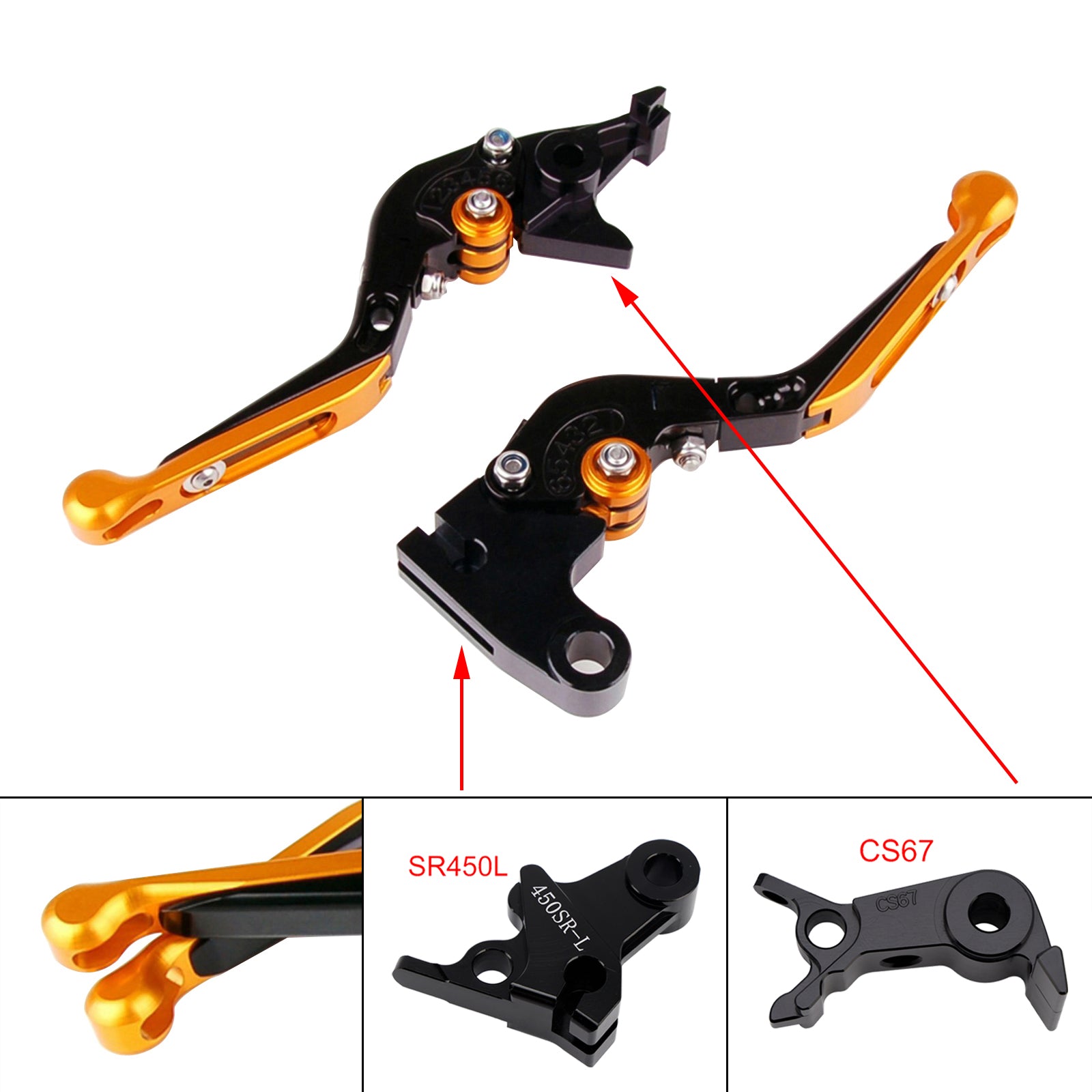 2024-2026 VOGE DS900X 900DSX Adjustable Clutch Brake Lever