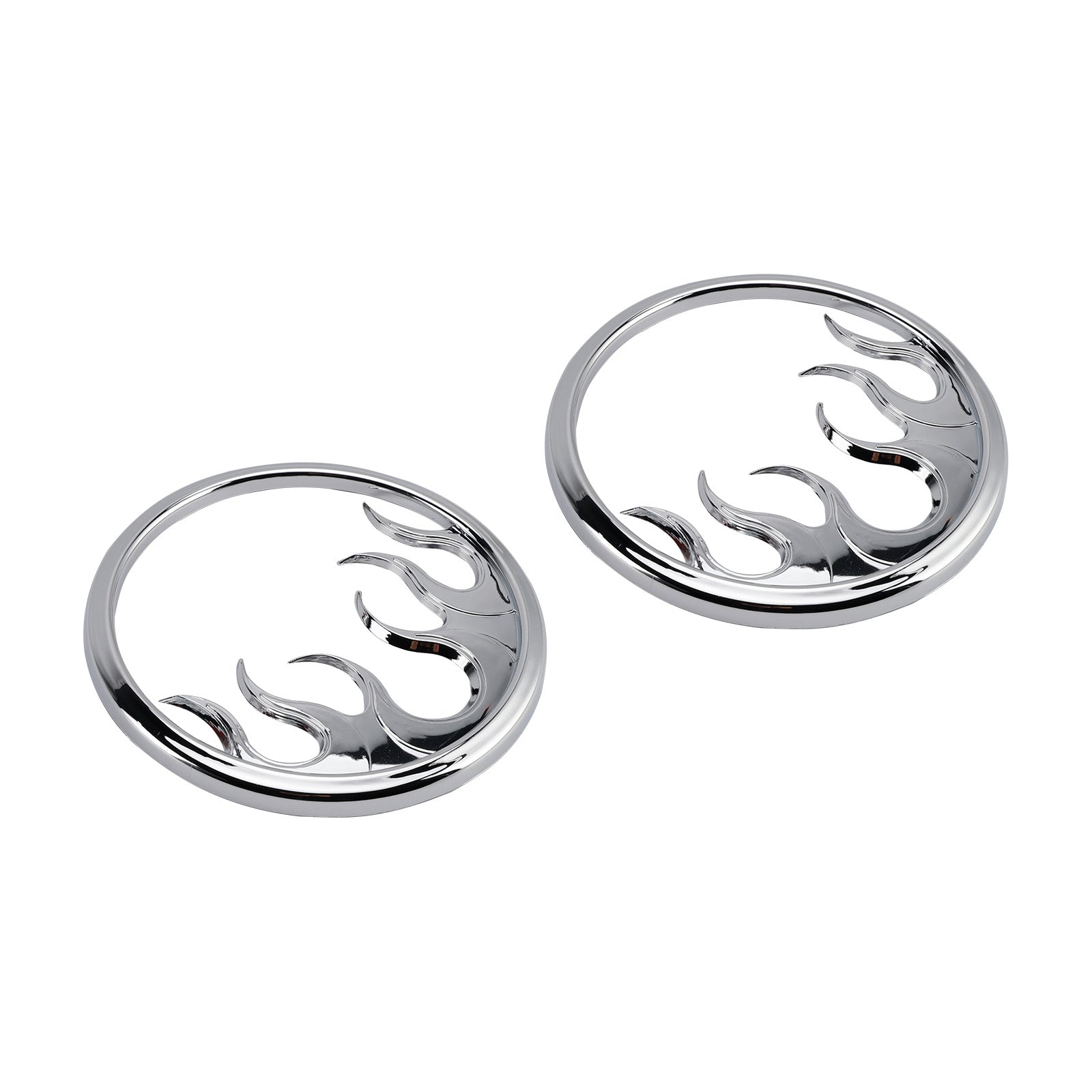 Touring Electra Glide Ultra Classic Flame Speaker Grills Accent Trim Cover