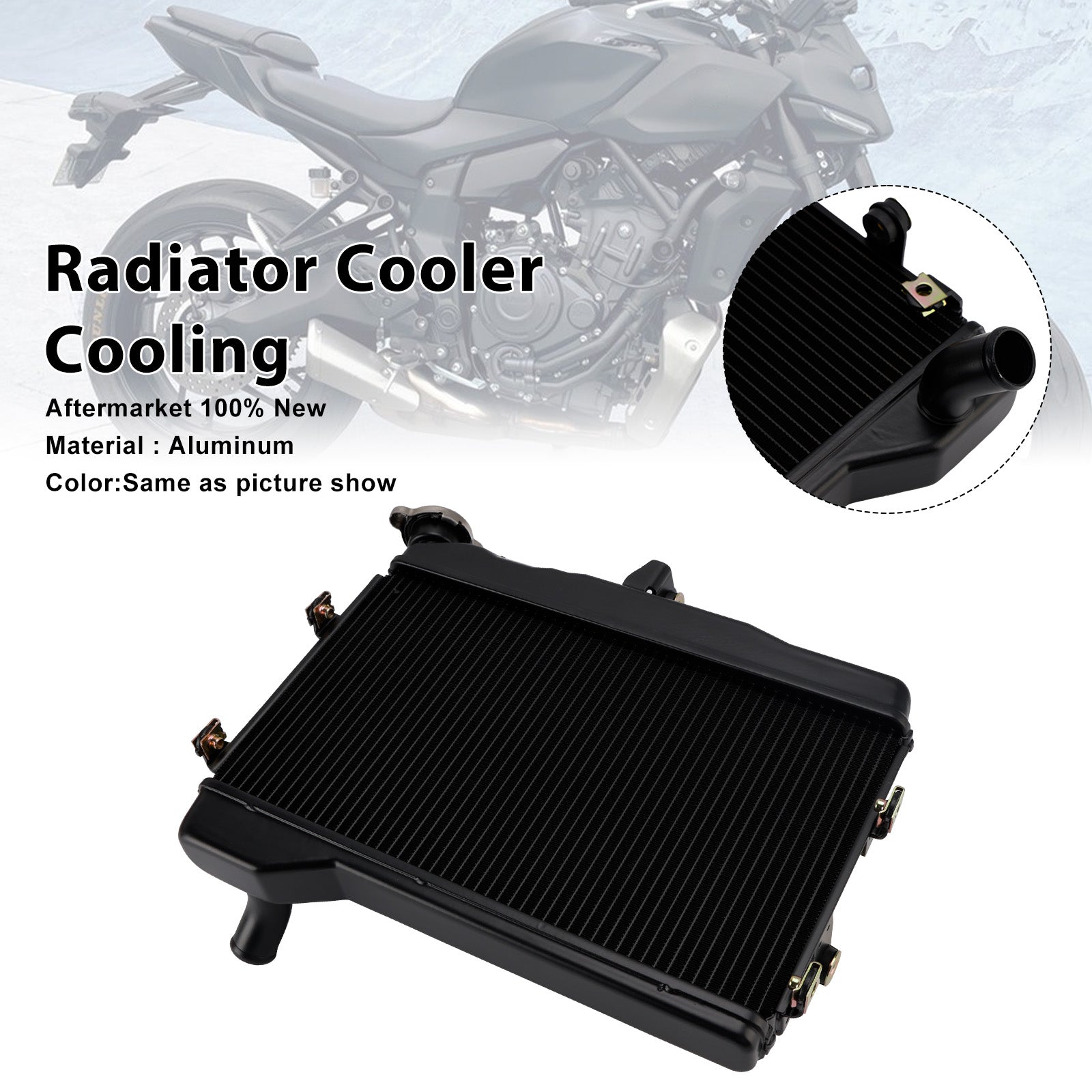 2025-2026 YAMAHA MT-07 Aluminum Radiator Cooling Engine Cooler