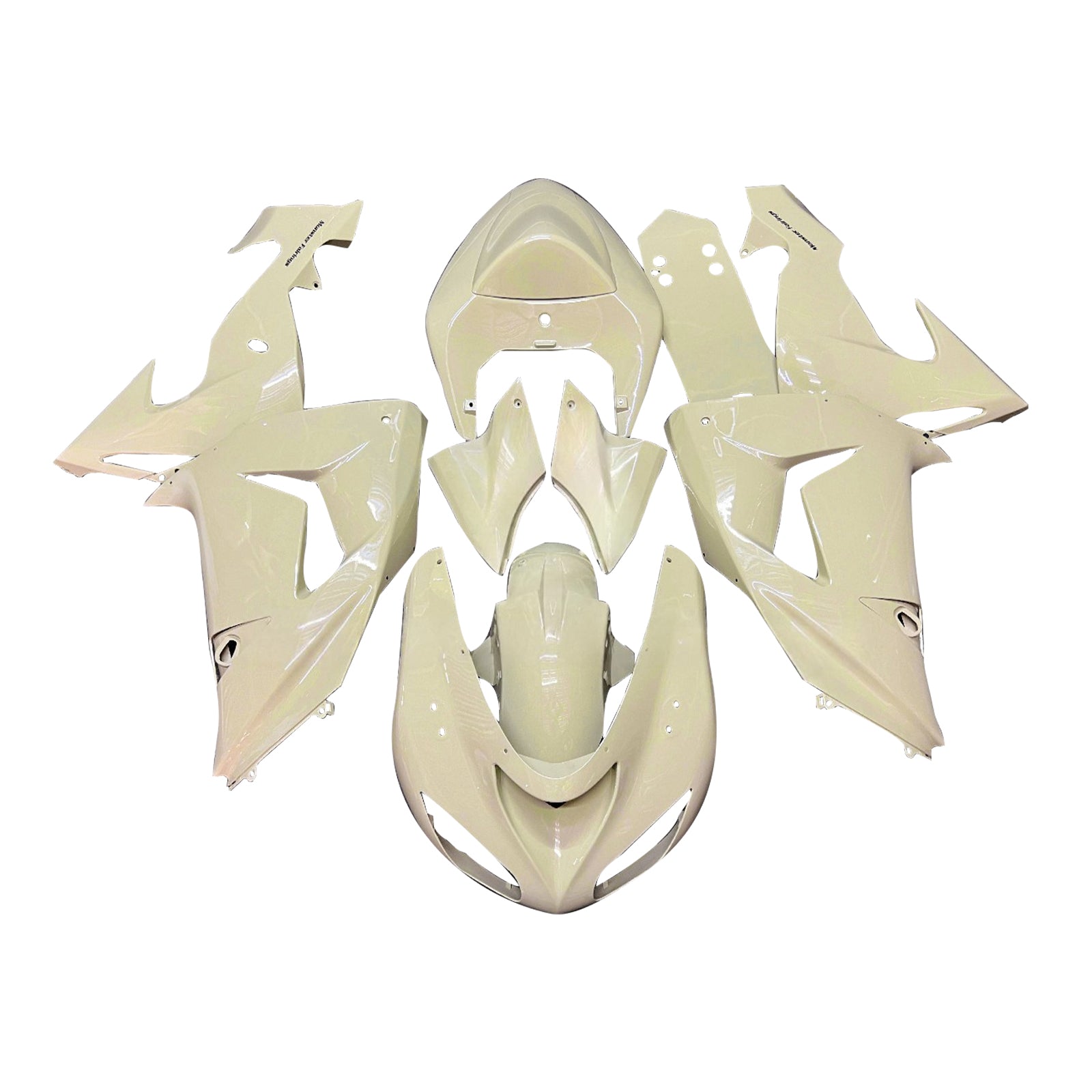 Amotopart 2006-2007 Kawasaki ZX10R Beige Fairing Kit