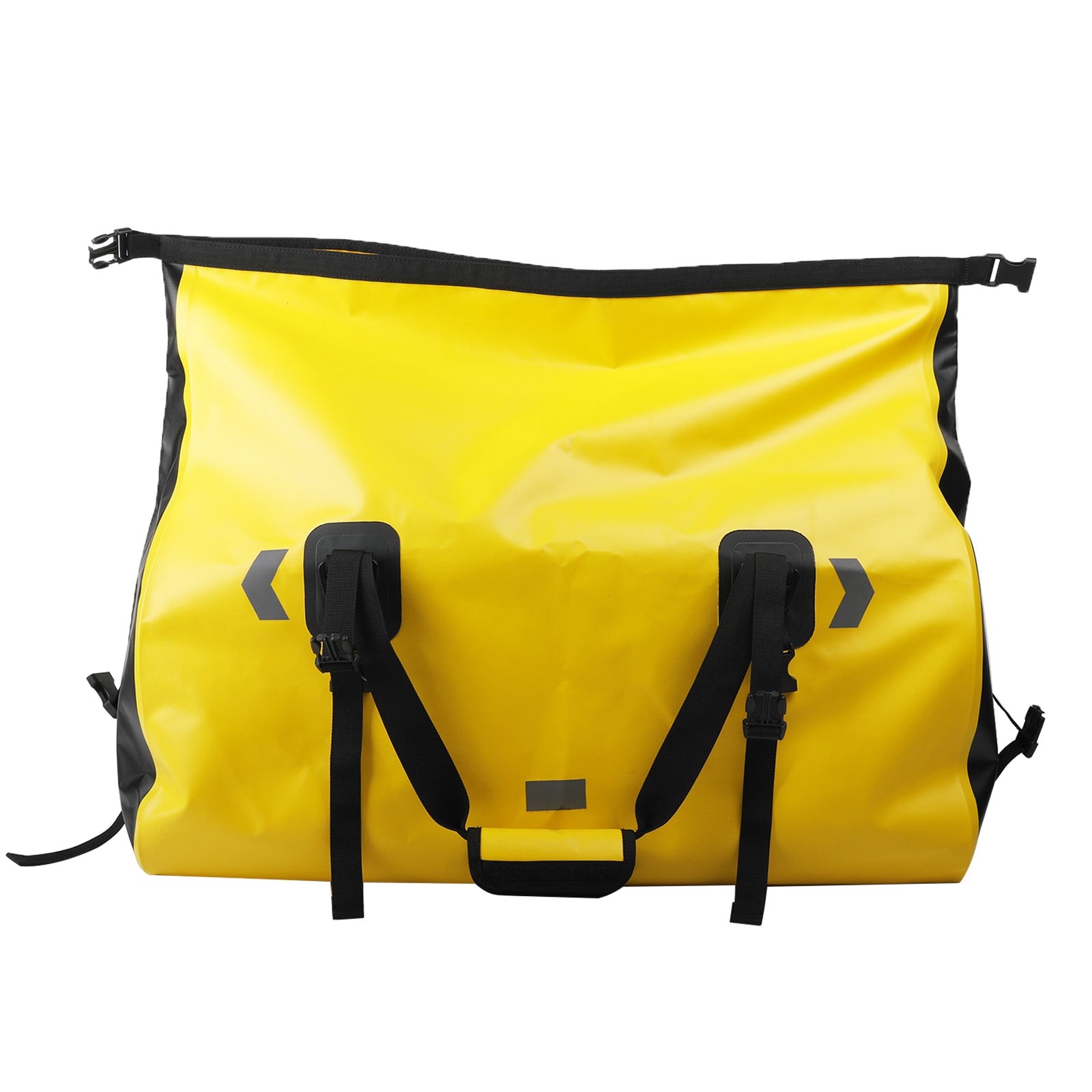 Motorbike Tail Bag Side Saddlebag Tail Bag Luggage Pouch Storage 50L Yellow